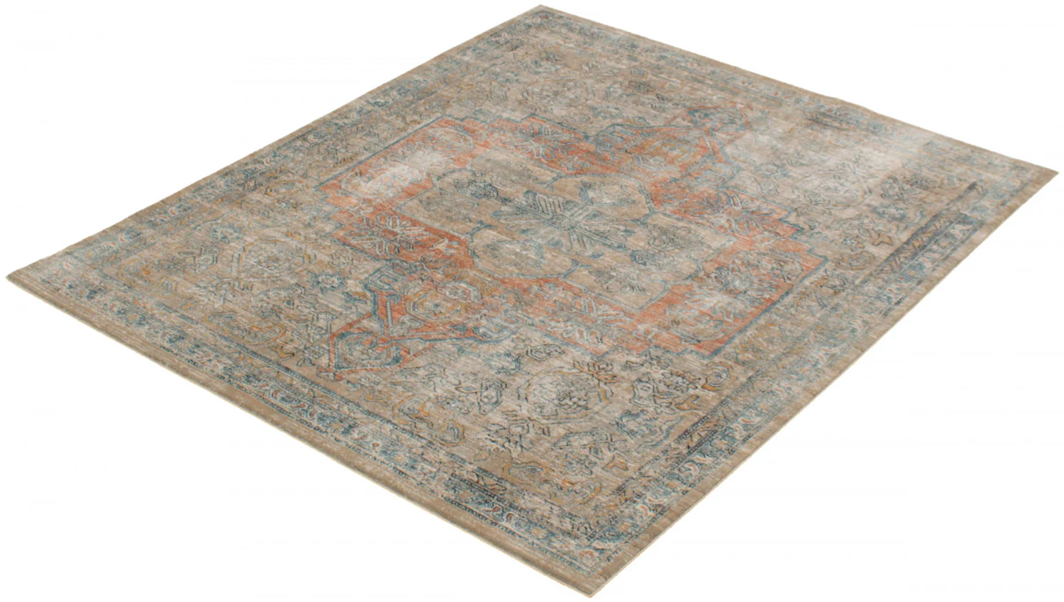1011-baina-heriz-beige-area-rug-5-3-x-6-7--4.webp Baina Heriz Beige Area Rug - 5'3" x 6'7"
