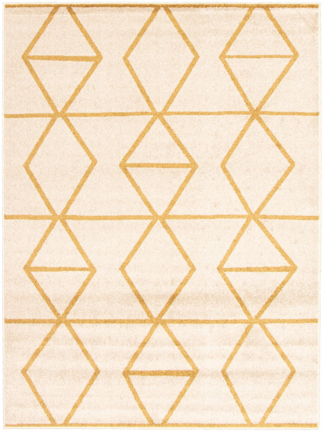Anandi Ivory-Gold Area Rug - 3'11" x 5'7"