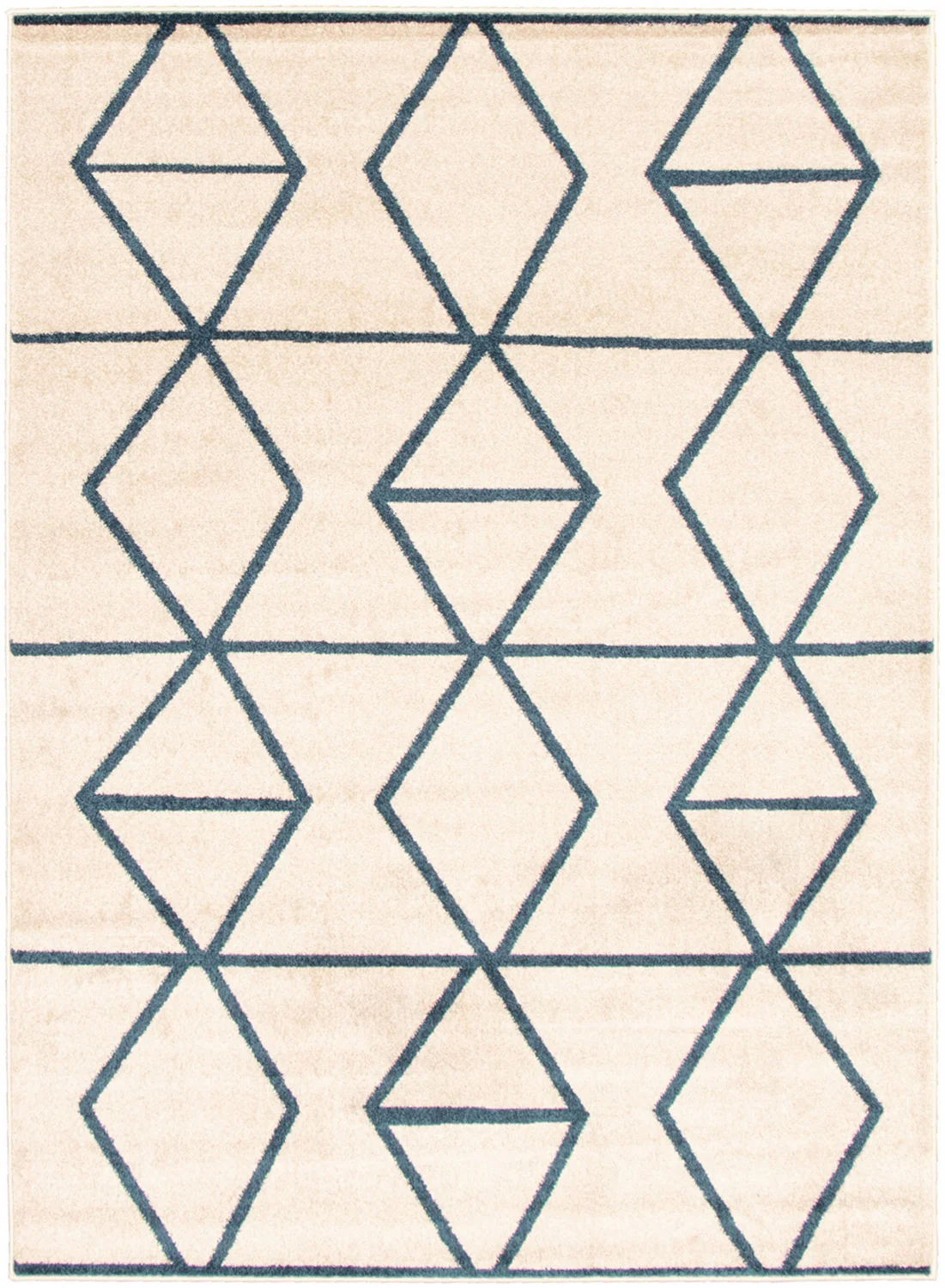 Anandi Ivory-Blue Area Rug - 3'11" x 5'7"