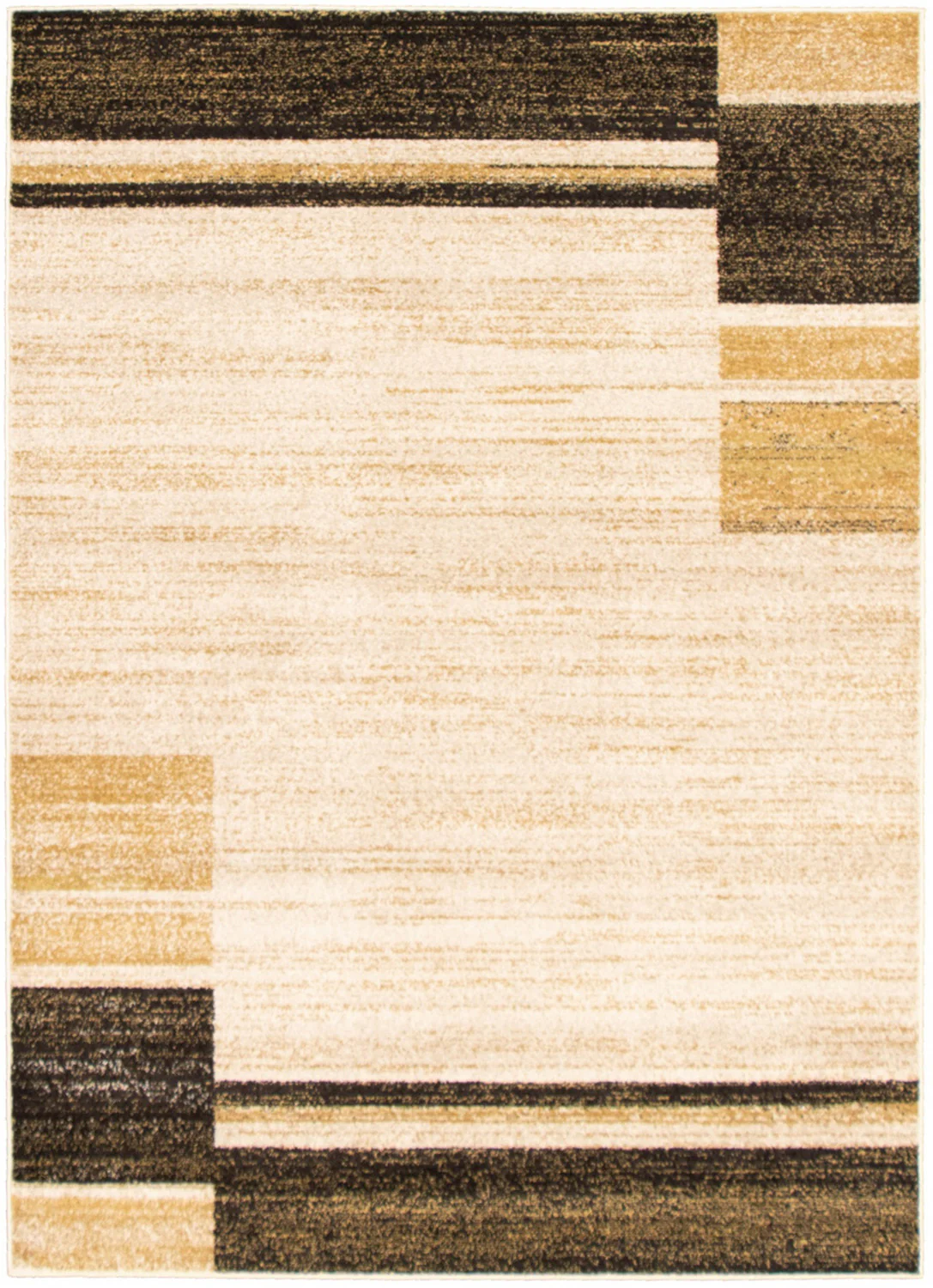 Aya Ivory-Brown Area Rug - 7'10" x 10'2"