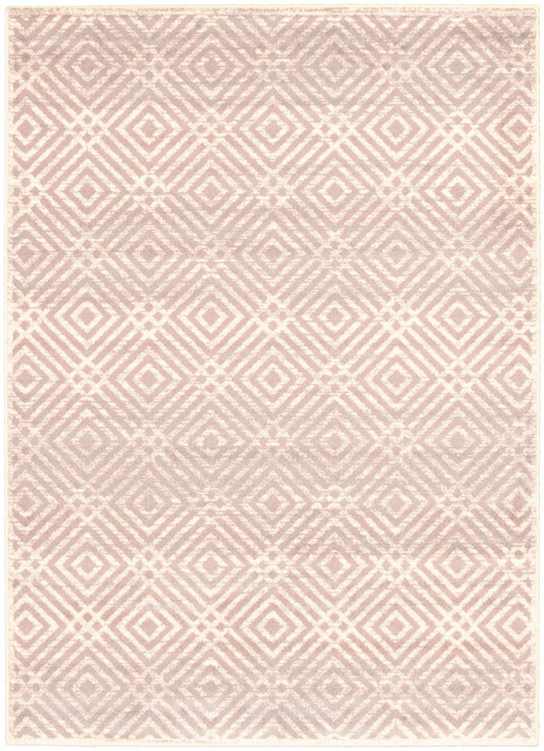 Electra Silver-Rose Area Rug - 3'11" x 5'7"