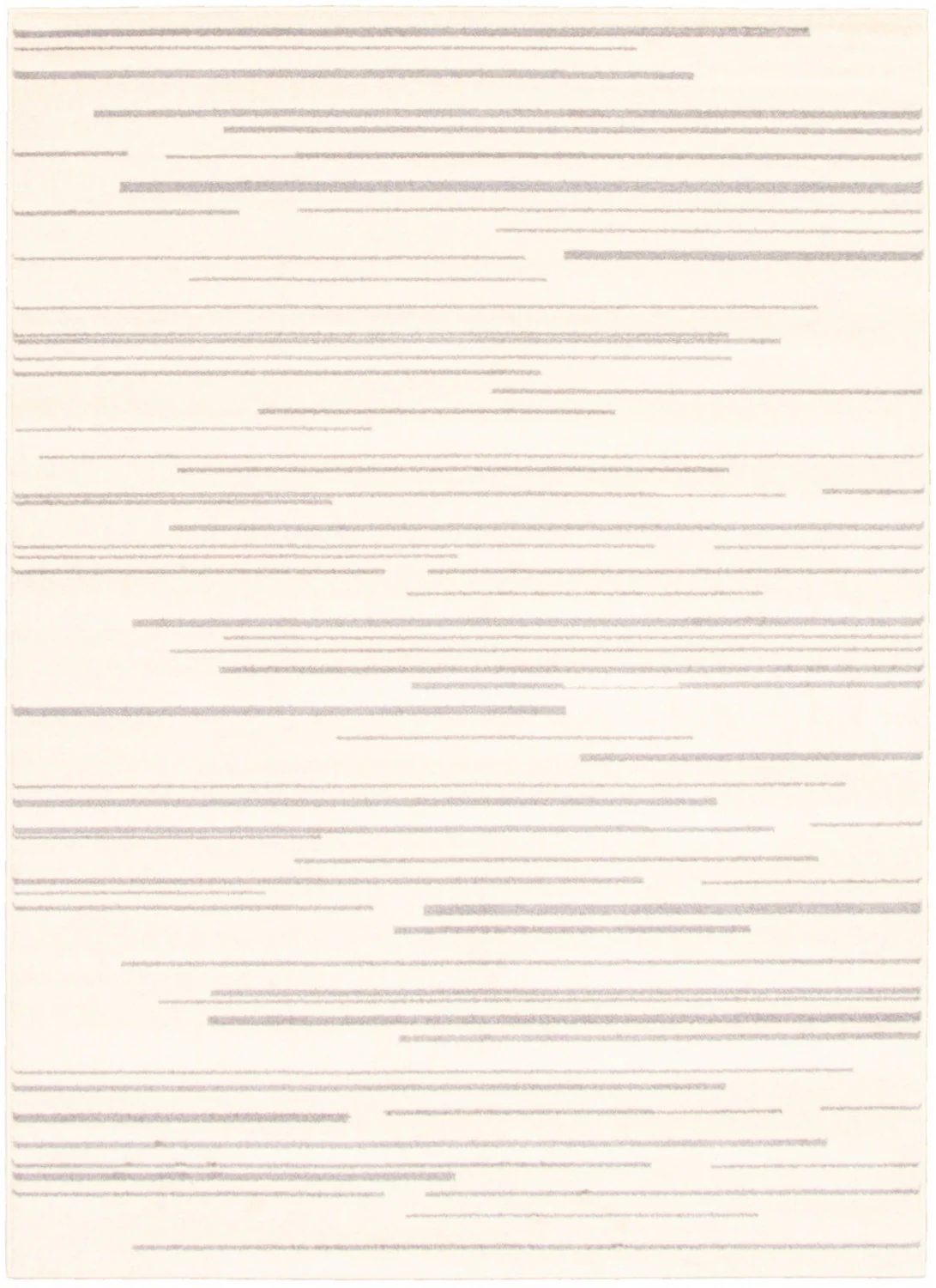 Faith Cream-Silver Area Rug - 7'10" x 10'2"
