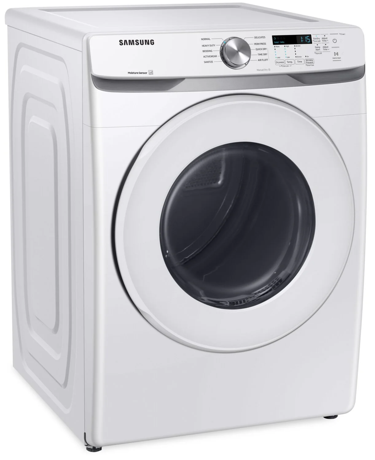 Samsung 7.5 Cu. Ft. Electric Dryer - White - Stackable - DVE45T6005W/AC