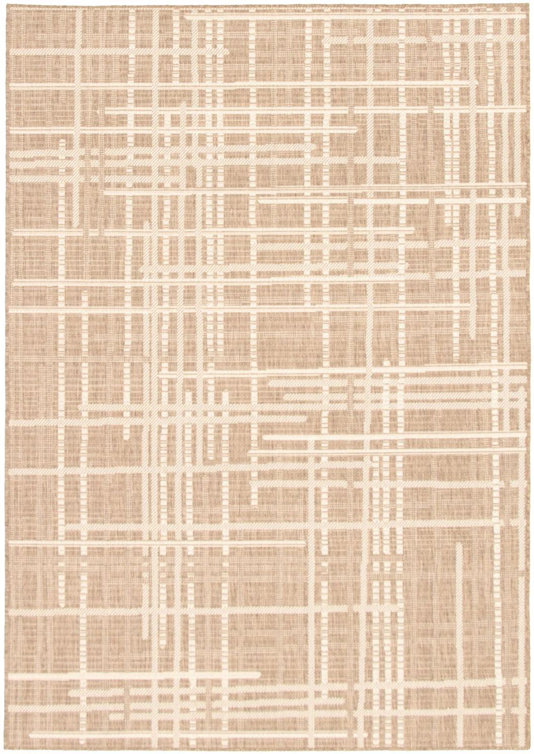Sadie Burburry Taupe-Champagne Area Rug - 7'10" x 10'2"