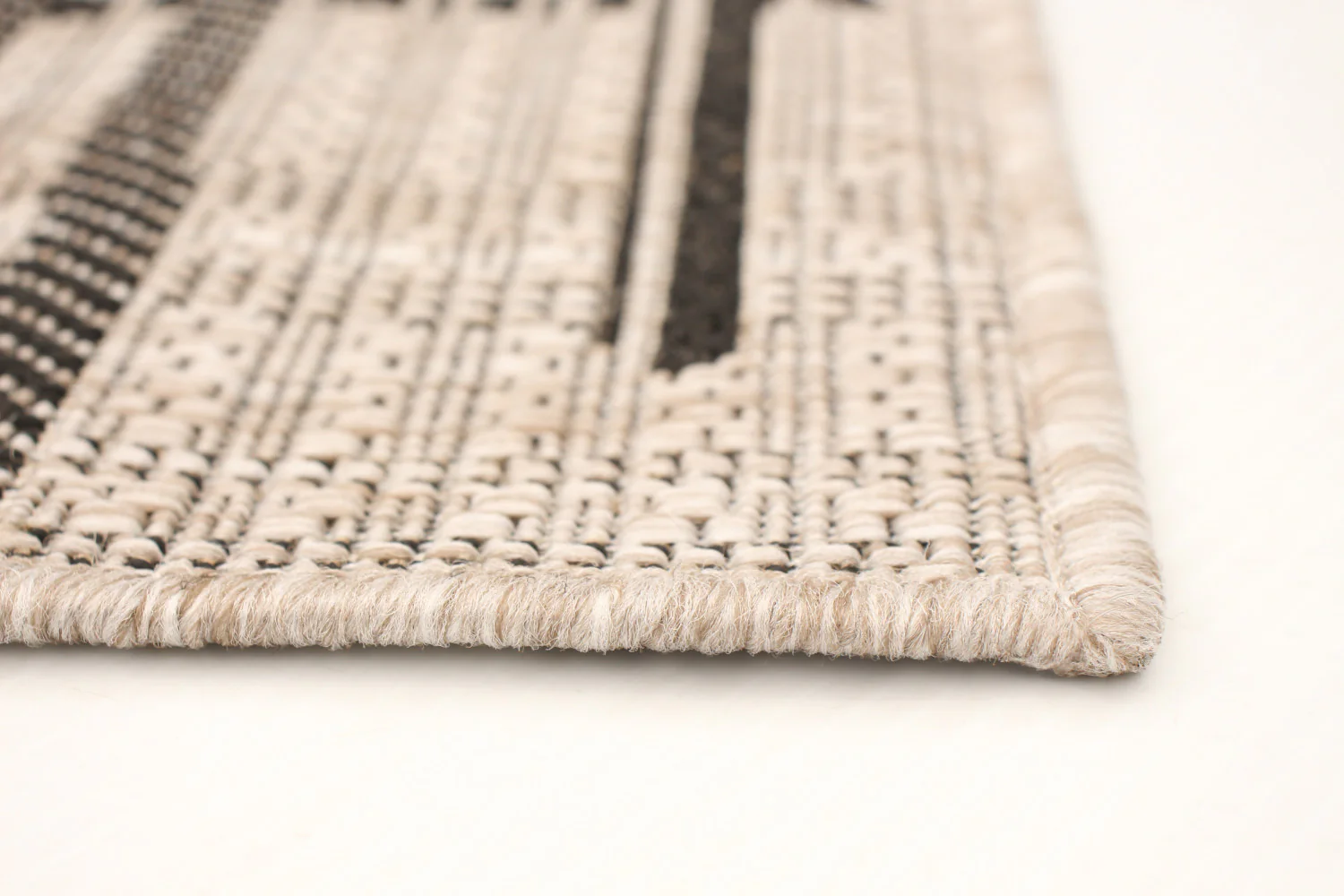 Sadie Burburry Silver-Black Area Rug - 7'10" x 10'2"