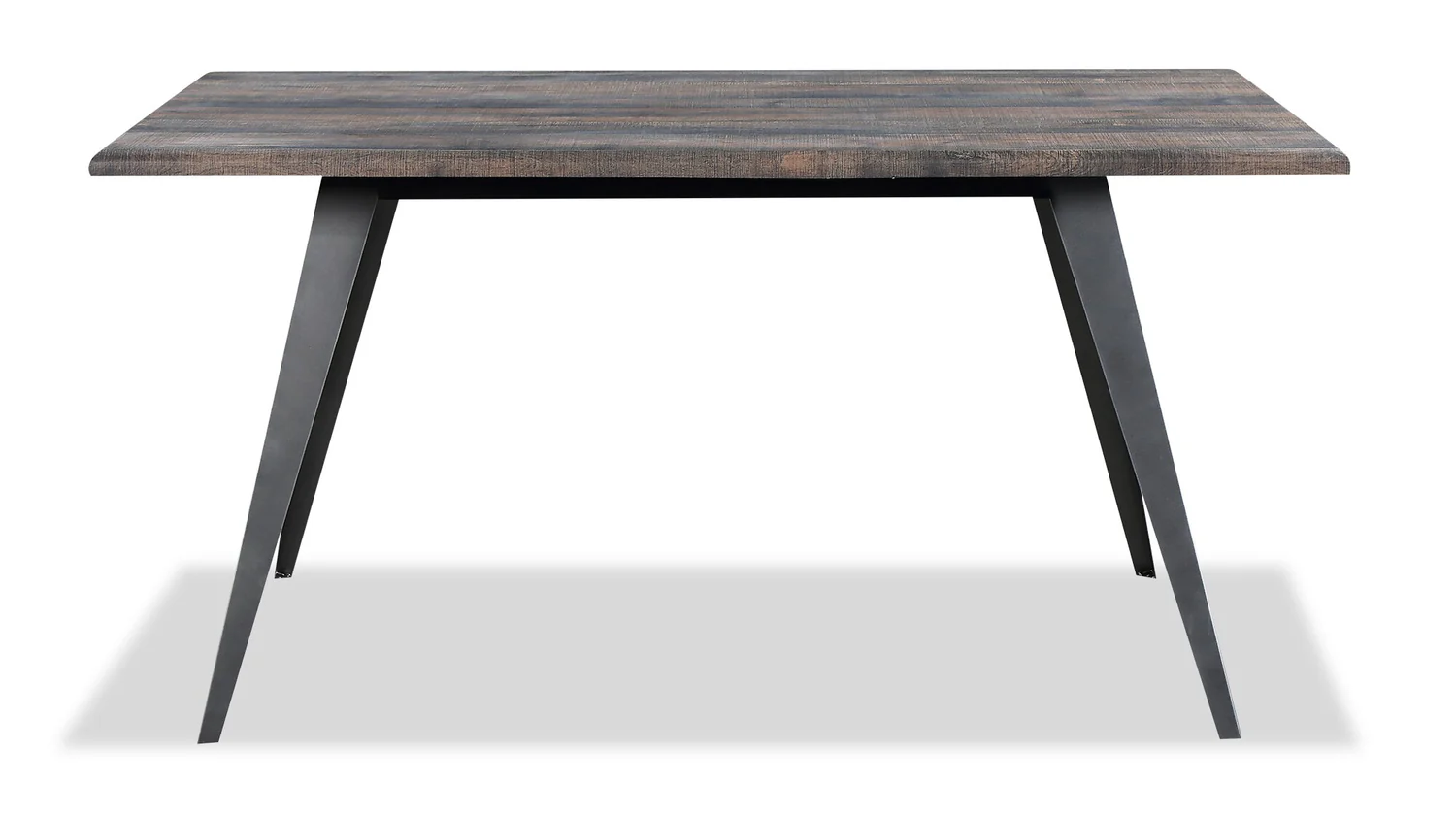 Amos Dining Table, Metal, 60"W - Grey