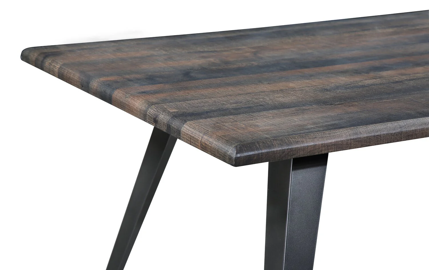 Amos Dining Table, Metal, 60"W - Grey