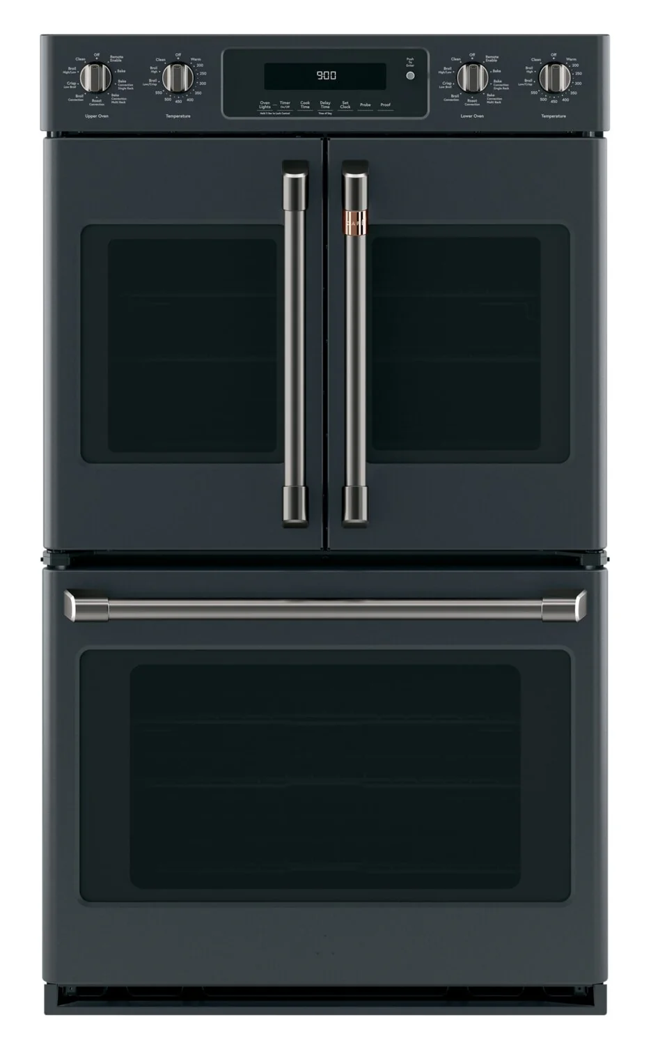 Caf¨¦ Handle Kit for 30" Wall Oven in Brushed Black - CXWDFHKPMBT