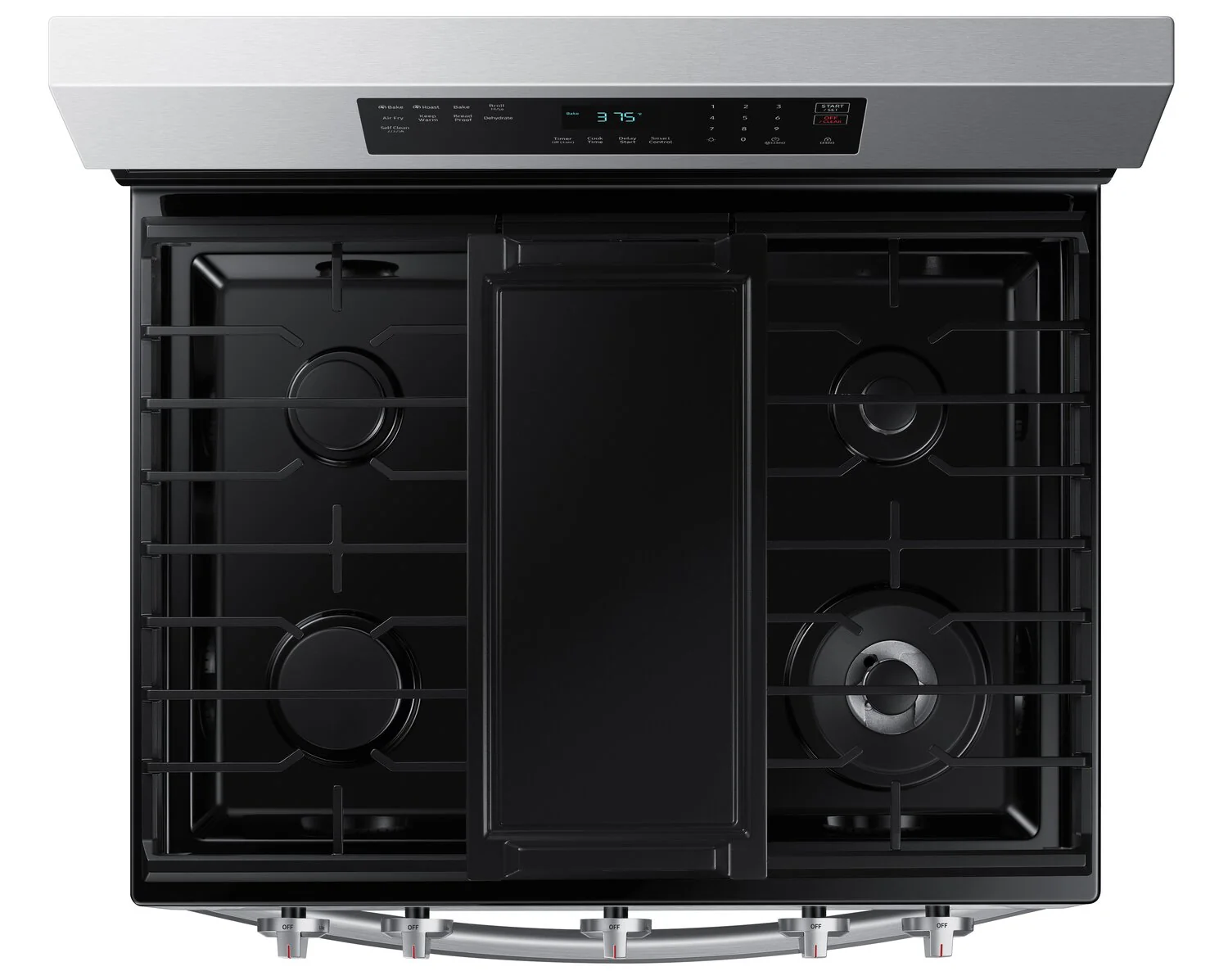 1186-samsung-6-cu-ft-smart-gas-free-standing-range-with-air-fry-stainless-steel-nx60a6511ss-aa-4.webp Samsung 6 Cu. Ft. Smart Gas Free Standing Range with Air Fry - Stainless Steel - NX60A6511SS/AA