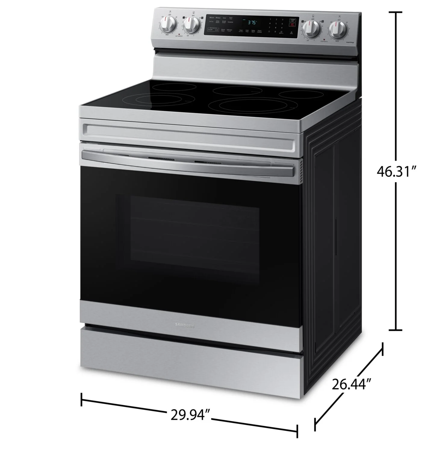 1190-samsung-6-3-cu-ft-smart-electric-free-standing-range-with-air-fry-stainless-steel-ne63a6511ss-ac-9.webp Samsung 6.3 Cu. Ft. Smart Electric Free Standing Range with Air Fry - Stainless Steel - NE63A6511SS/AC