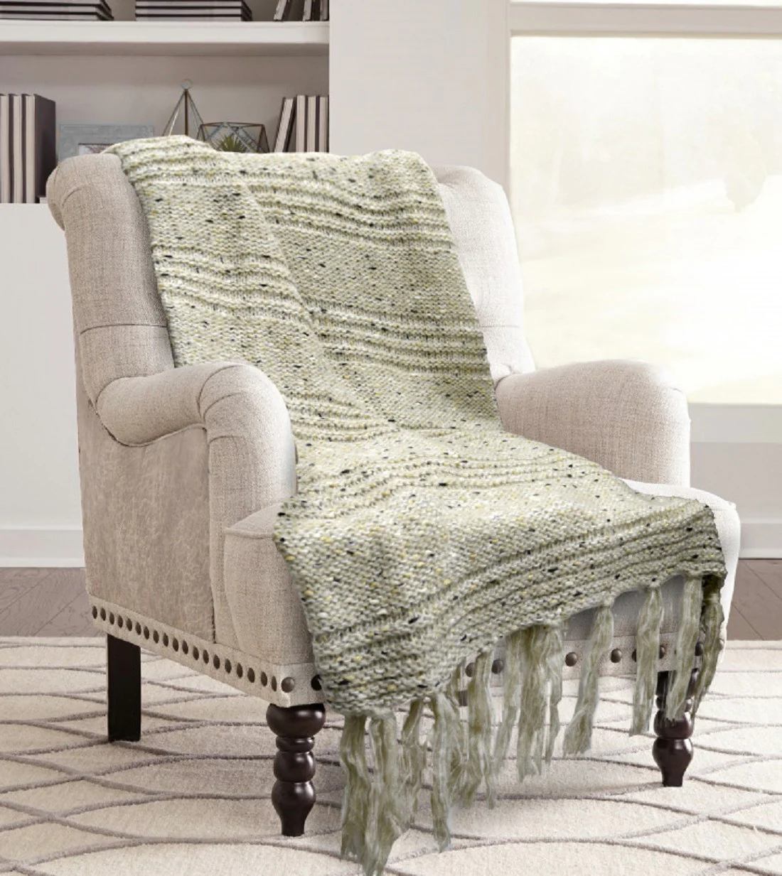 Chester 50" x 60" Throw - Latte