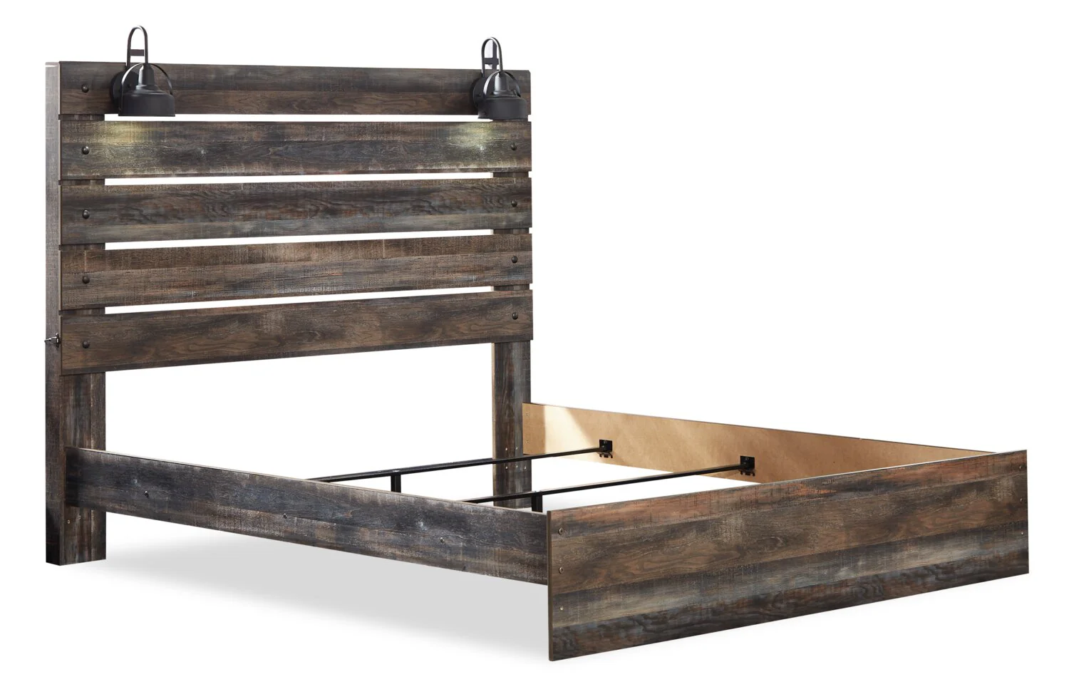 1294-abby-panel-bed-with-headboard-frame-led-usb-brown-king-size-3.webp Abby Panel Bed with Headboard & Frame, LED, USB, Brown - King Size