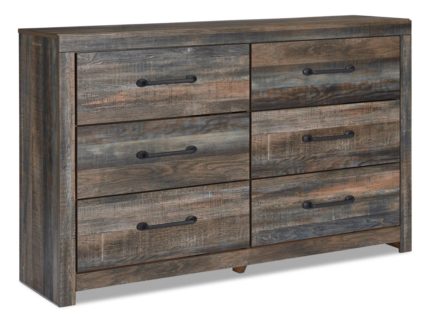 Abby Bedroom 6-Drawer Dresser, 58.7"W x 36.42"H - Brown