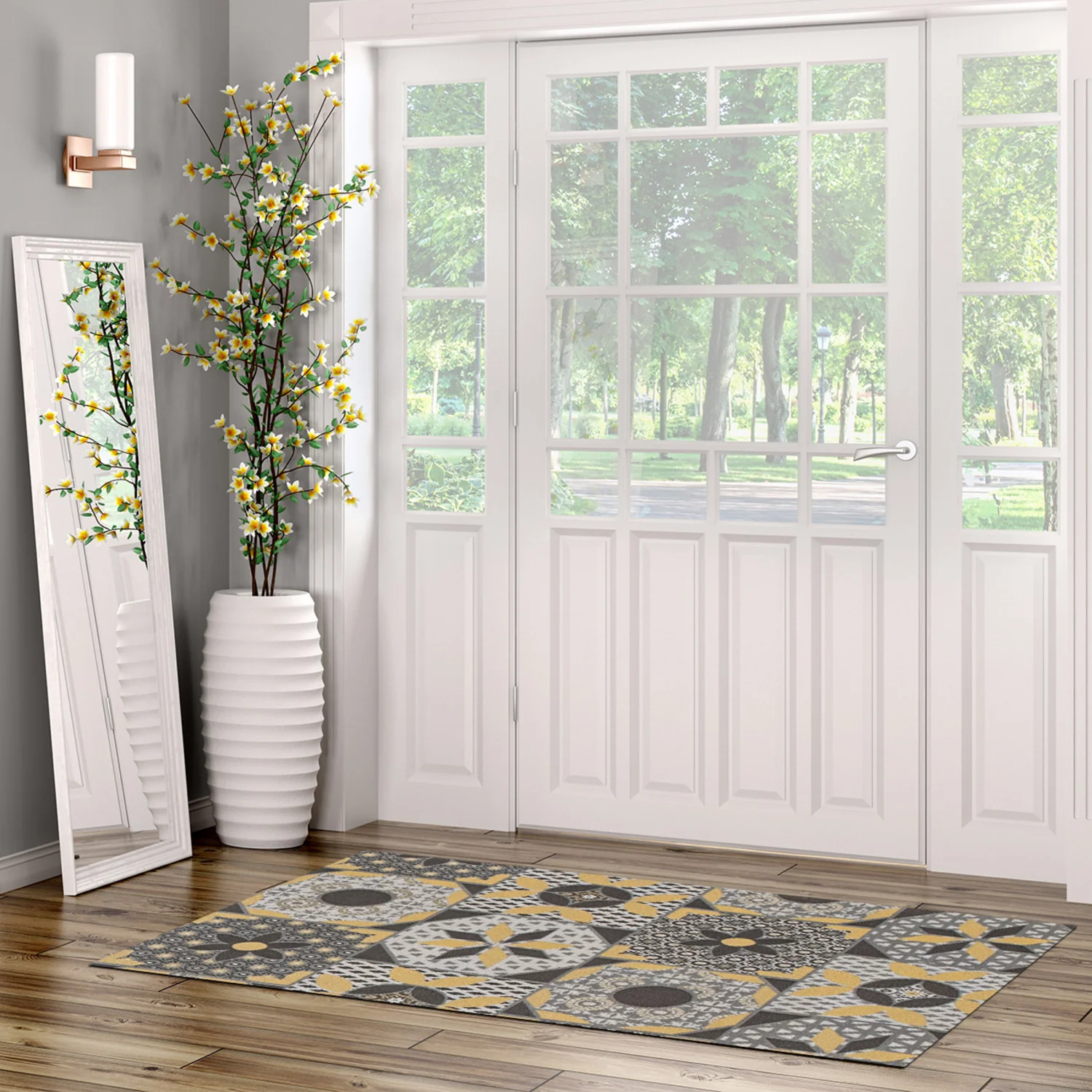 1409-bellezza-grey-2-2-x-3-0-area-rug-s-of-2-4.webp Bellezza Grey 2'2" x 3'0" Area Rug - S of 2