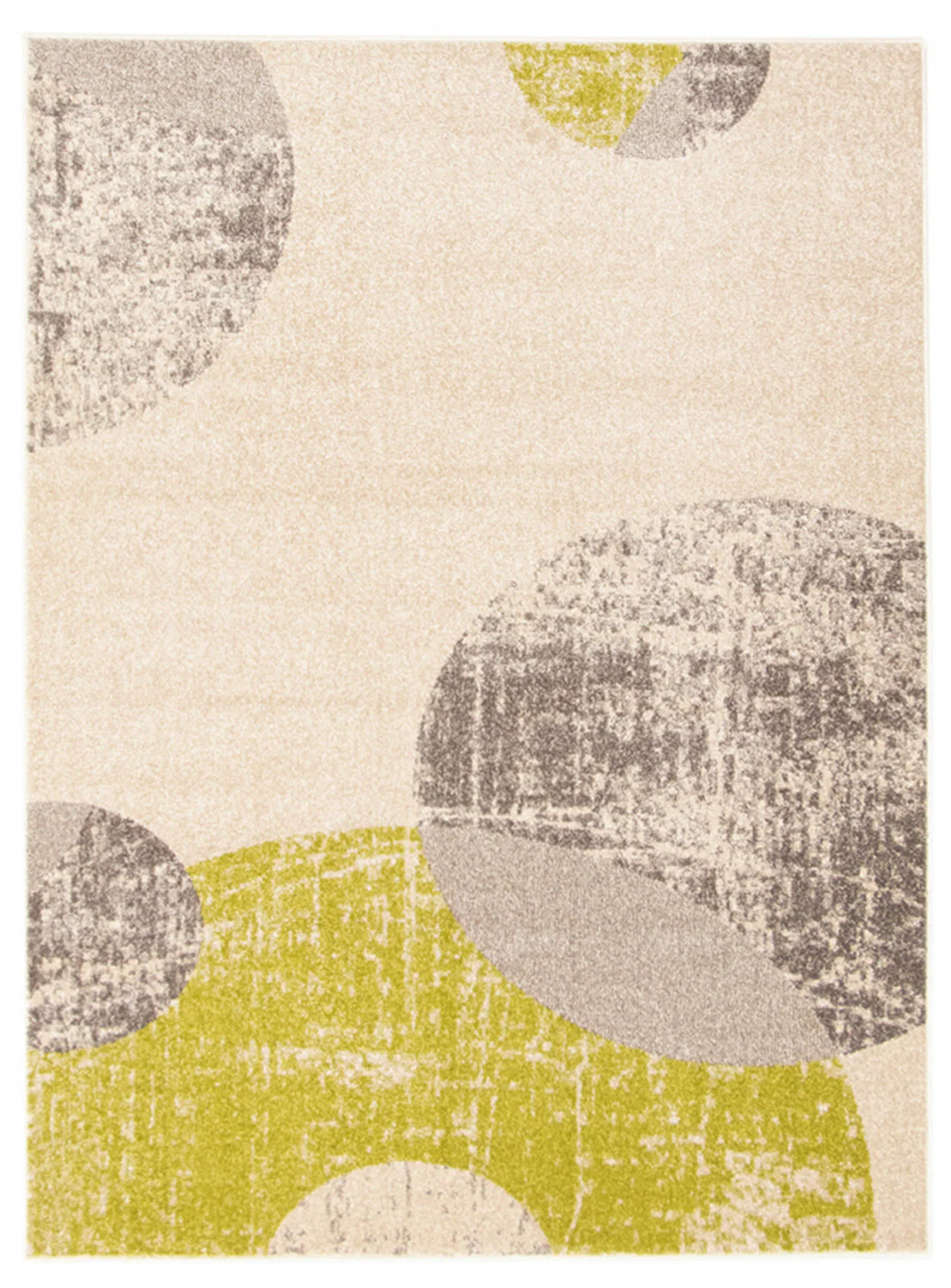 Ellegance Ivory / Green 6'7" x 9'6" Area Rug