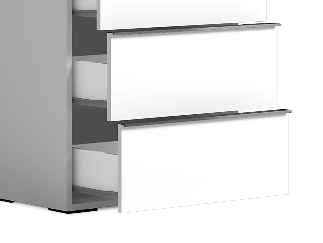 1578-raia-bedroom-chest-of-drawers-5-drawer-made-in-italy-23-w-x-53-5-h-modern-white-4.webp Raia Bedroom Chest of Drawers, 5-Drawer - Made in Italy, 23"W x 53.5"H, Modern - White