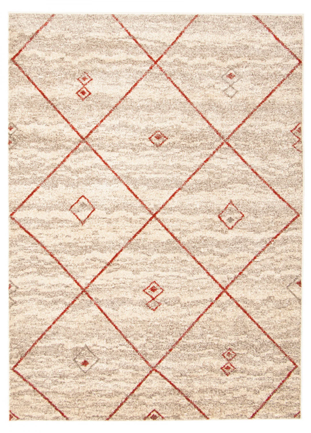 Grande Ivory/Red 7'10" X 10'2" Area Rug