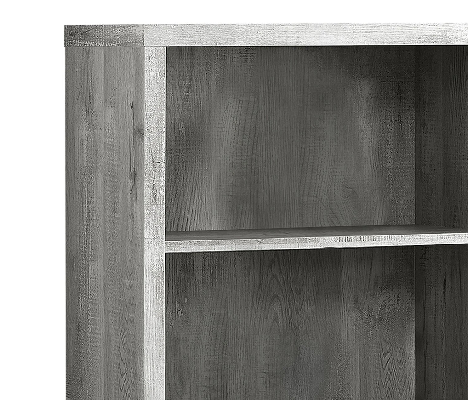 Slade 23.75" 4-Shelf Bookcase - Grey