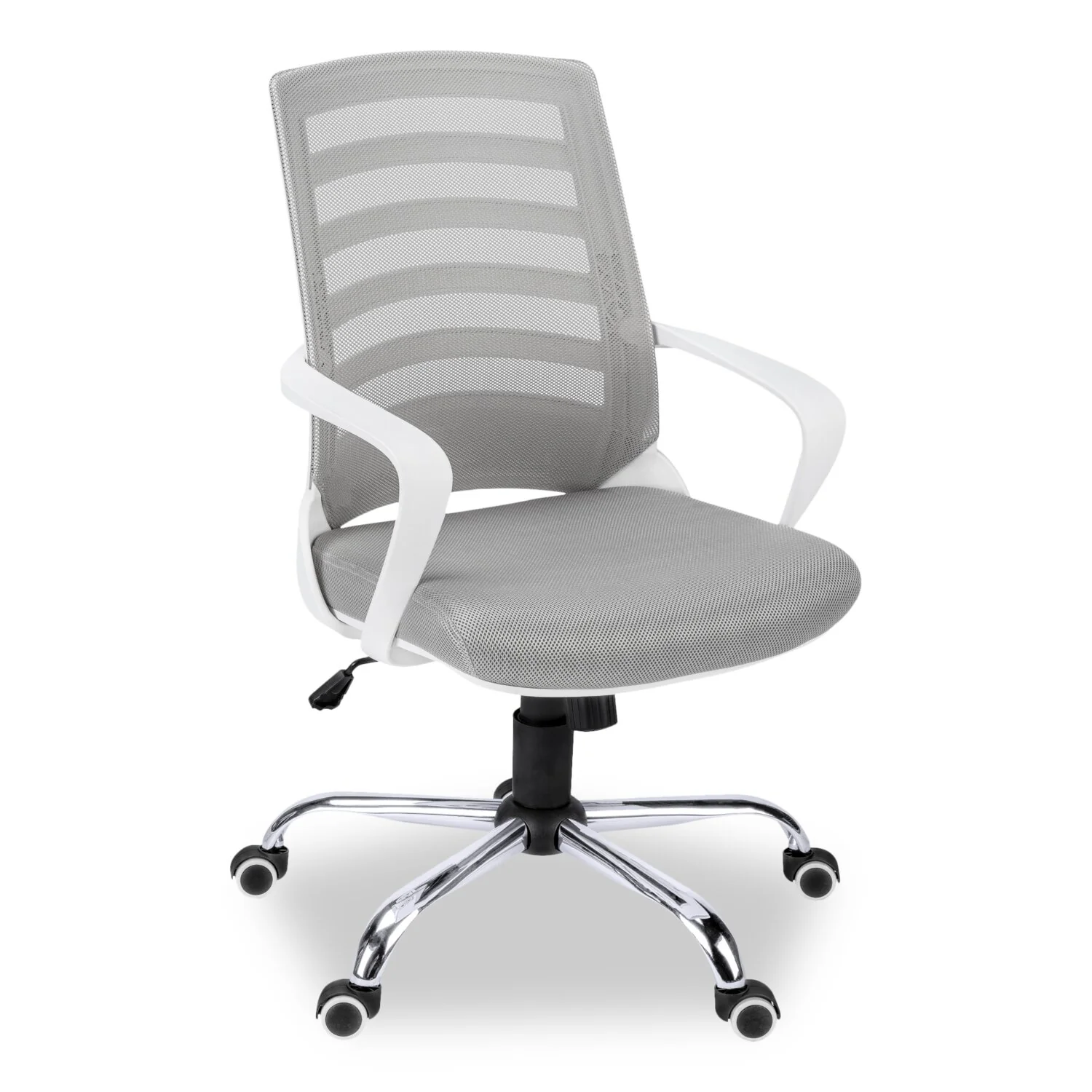Felton 24" Office Chair - White with Grey Mesh