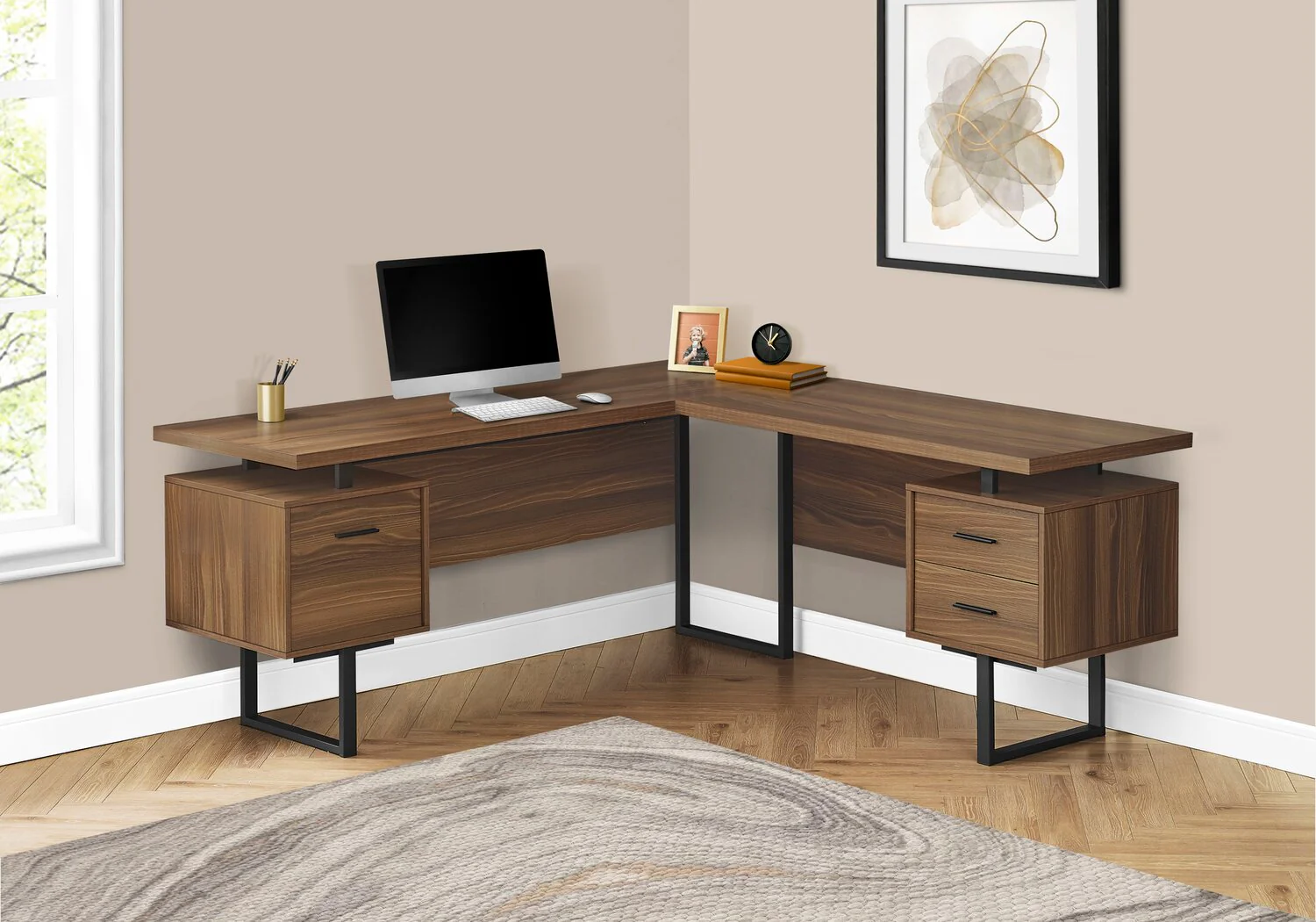 1640-marnie-reversible-71-l-shaped-corner-office-desk-with-3-drawers-walnut-3.webp Marnie Reversible 71" L-Shaped Corner Office Desk with 3-Drawers - Walnut