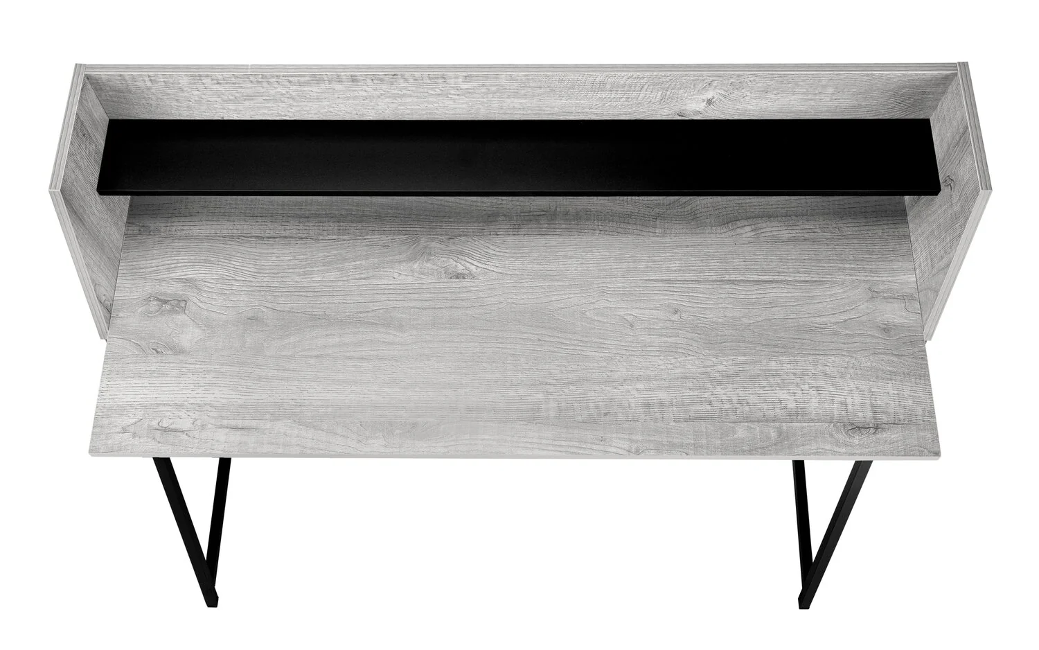 1646-lawson-47-25-office-desk-with-small-hutch-grey-3.webp Lawson 47.25" Office Desk with Small Hutch - Grey