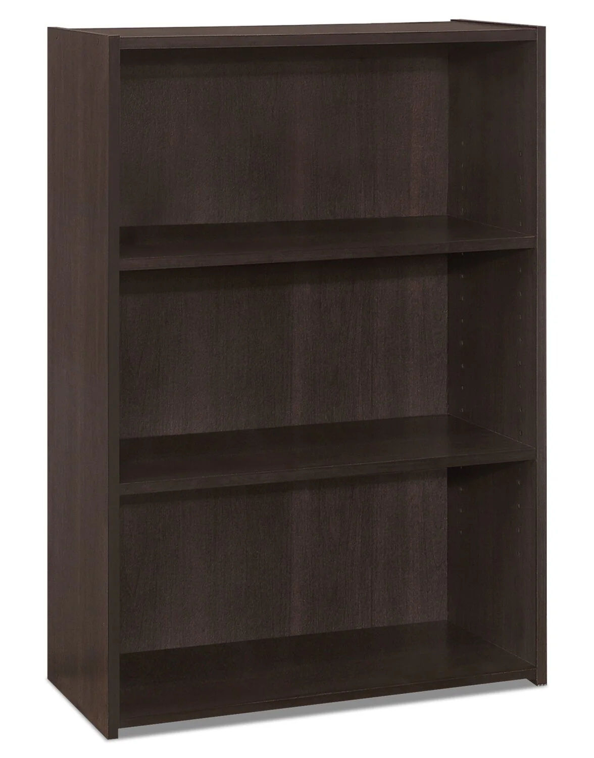 Slade 24.75" 3-Shelf Bookcase - Espresso