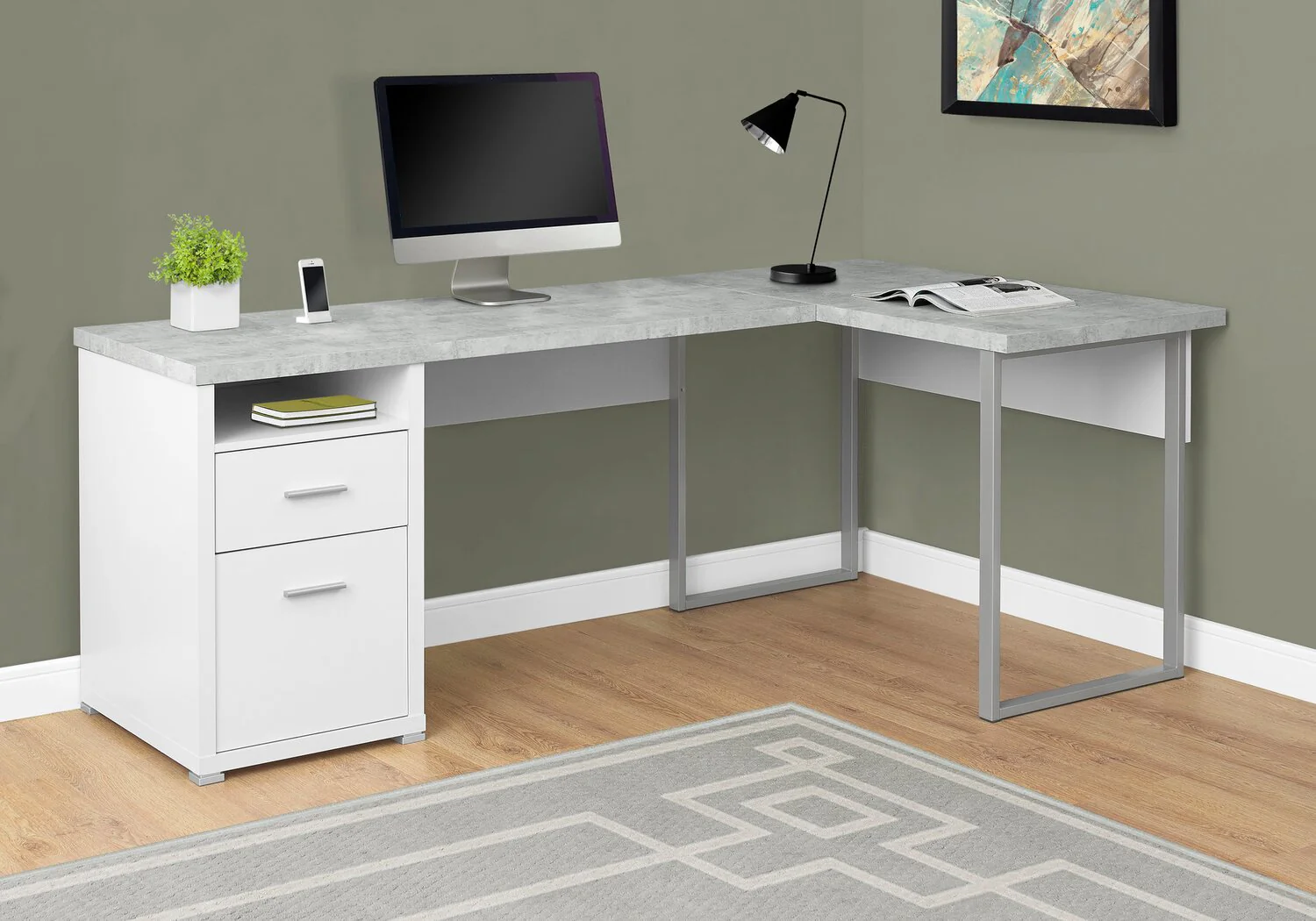 1652-pollie-78-75-reversible-l-shaped-office-desk-with-2-drawers-cubby-white-3.webp Pollie 78.75" Reversible L-Shaped Office Desk with 2-Drawers & Cubby- White