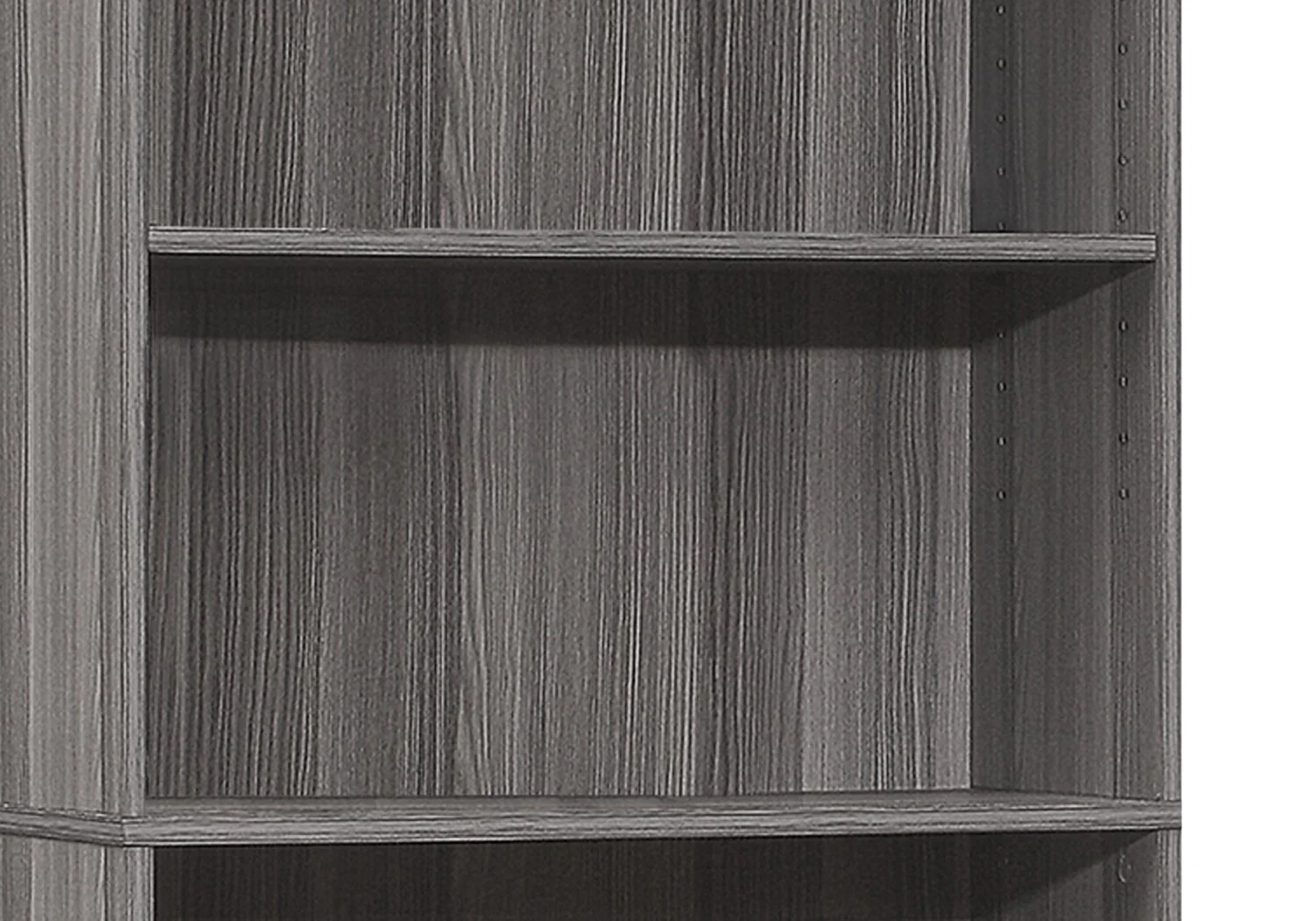 Slade 24.75" 5-Shelf Bookcase - Grey