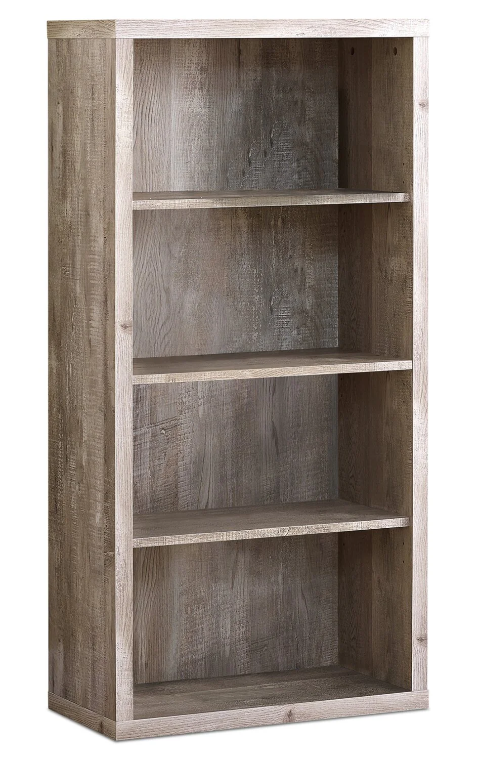 Slade 23.75" 4-Shelf Bookcase - Taupe