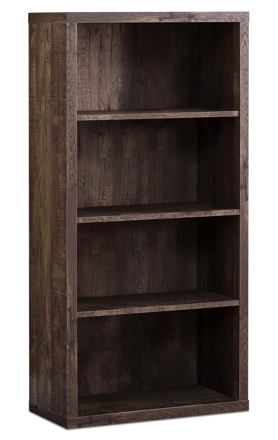 Slade 23.75" 4-Shelf Bookcase - Brown
