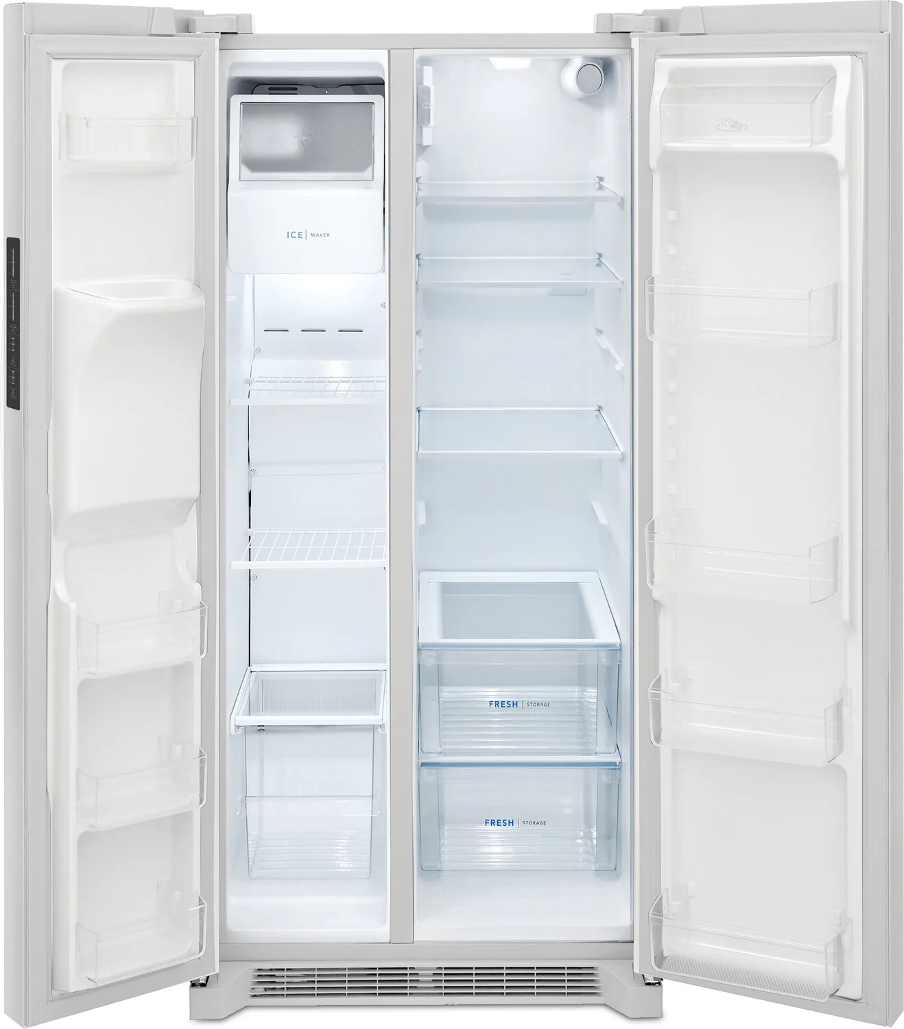 Frigidaire 33" 22.3 Cu. Ft. Standard-Depth Side-by-Side Refrigerator - White - FRSS2323AW