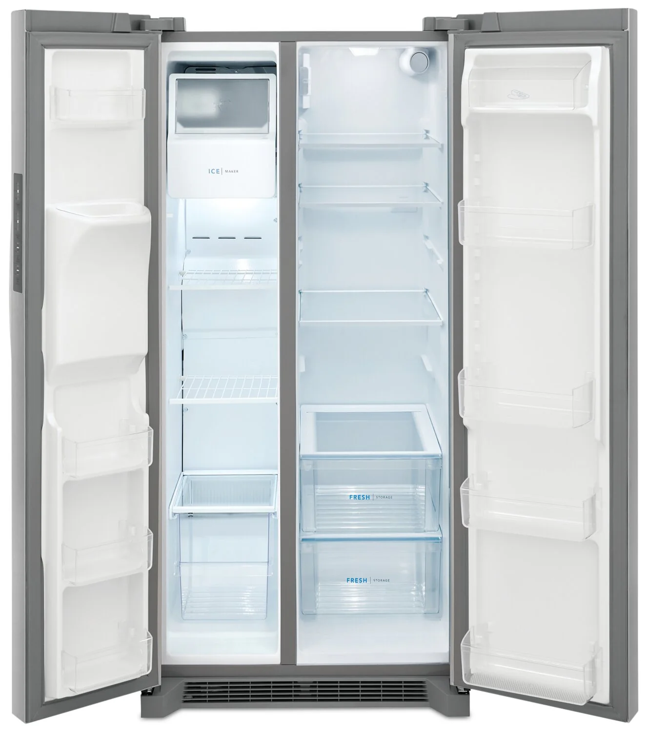 Frigidaire 33" 22.3 Cu. Ft. Standard-Depth Side-by-Side Refrigerator - Stainless Steel - FRSS2323AS