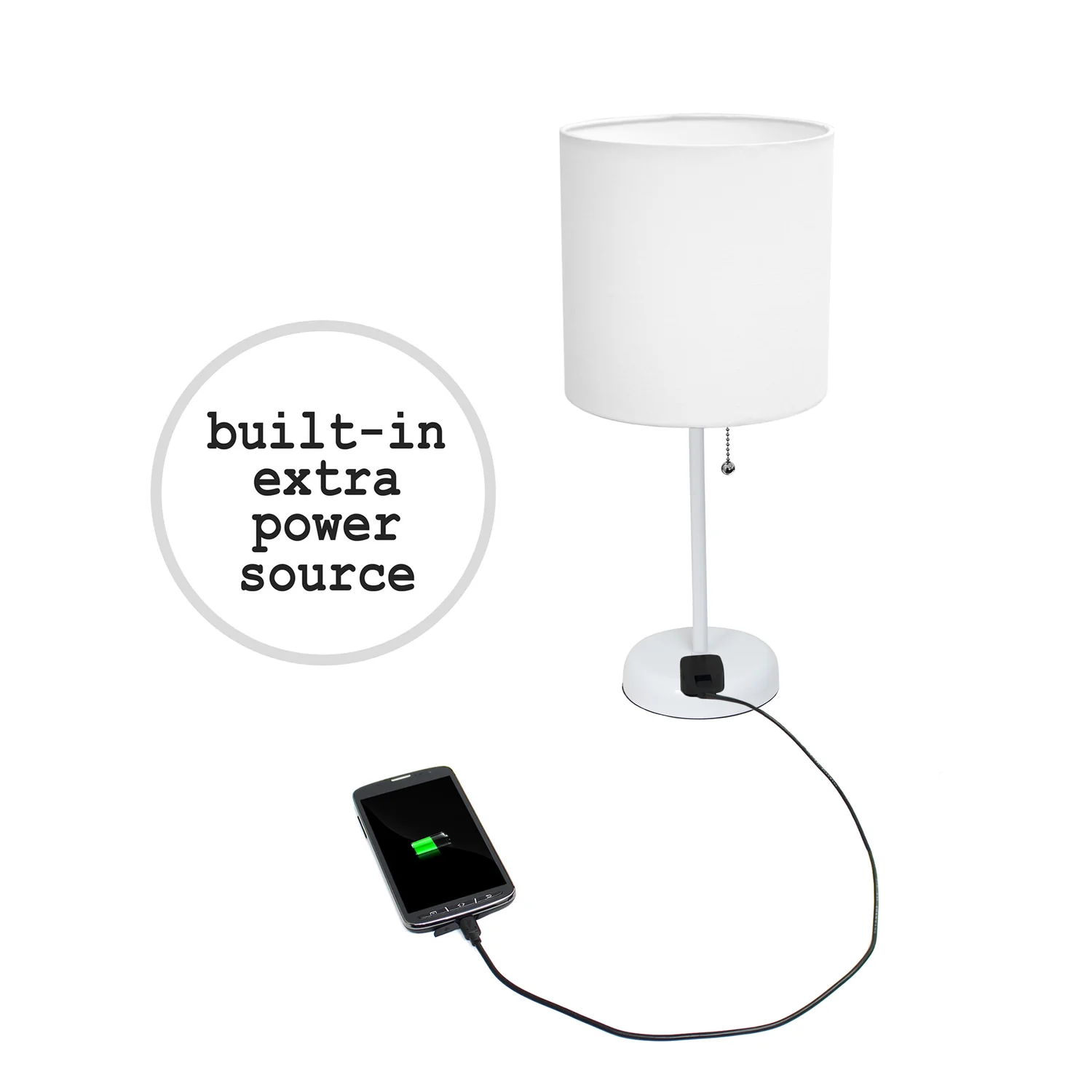 1815-limelights-white-stick-lamp-with-charging-outlet-and-fabric-shade-2-pack-set-white-lamp-set-4.webp Limelights White Stick Lamp with Charging Outlet And Fabric Shade 2 Pack Set, White Lamp Set
