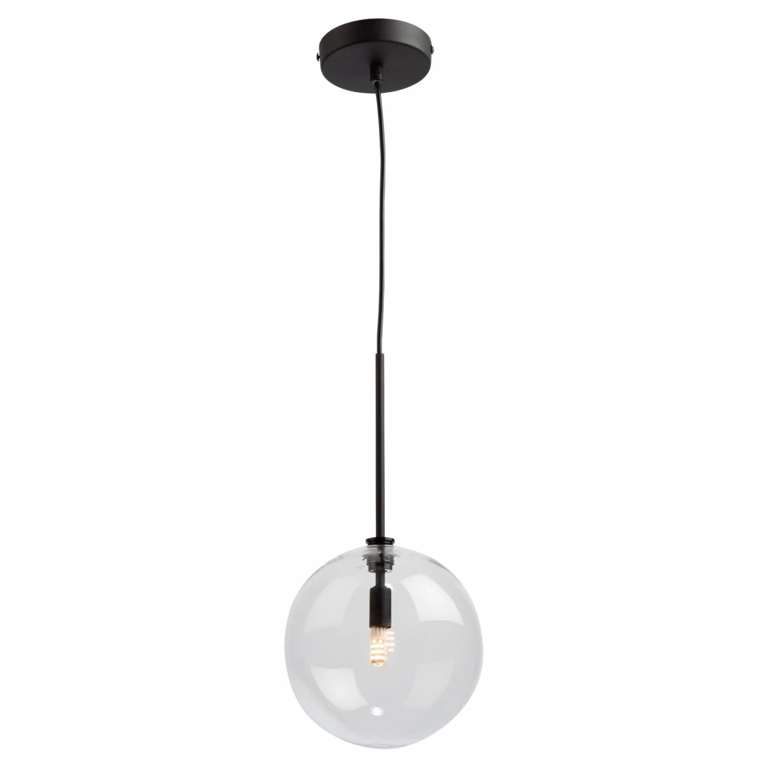 Pinpoint 1-Light Black Pendant