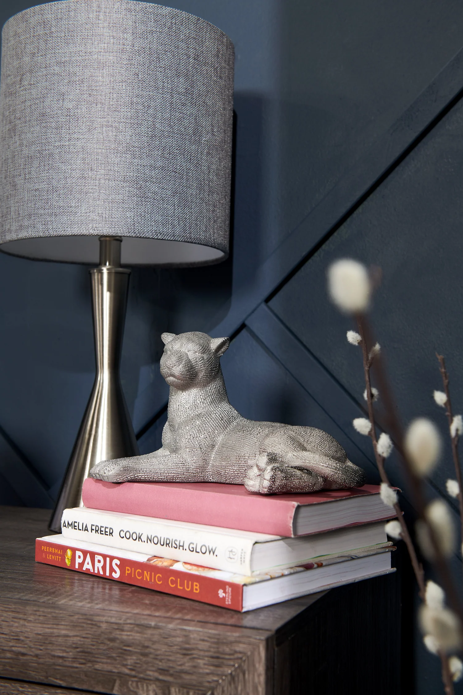 23" Brushed Nickel Table Lamp