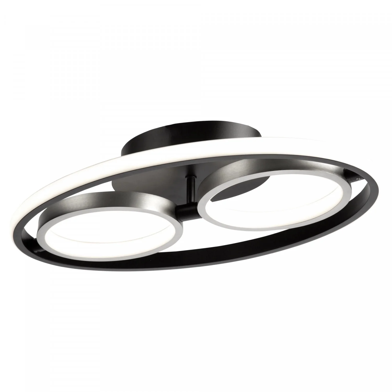Gemini 18 W LED Black Nickel Flush Mount