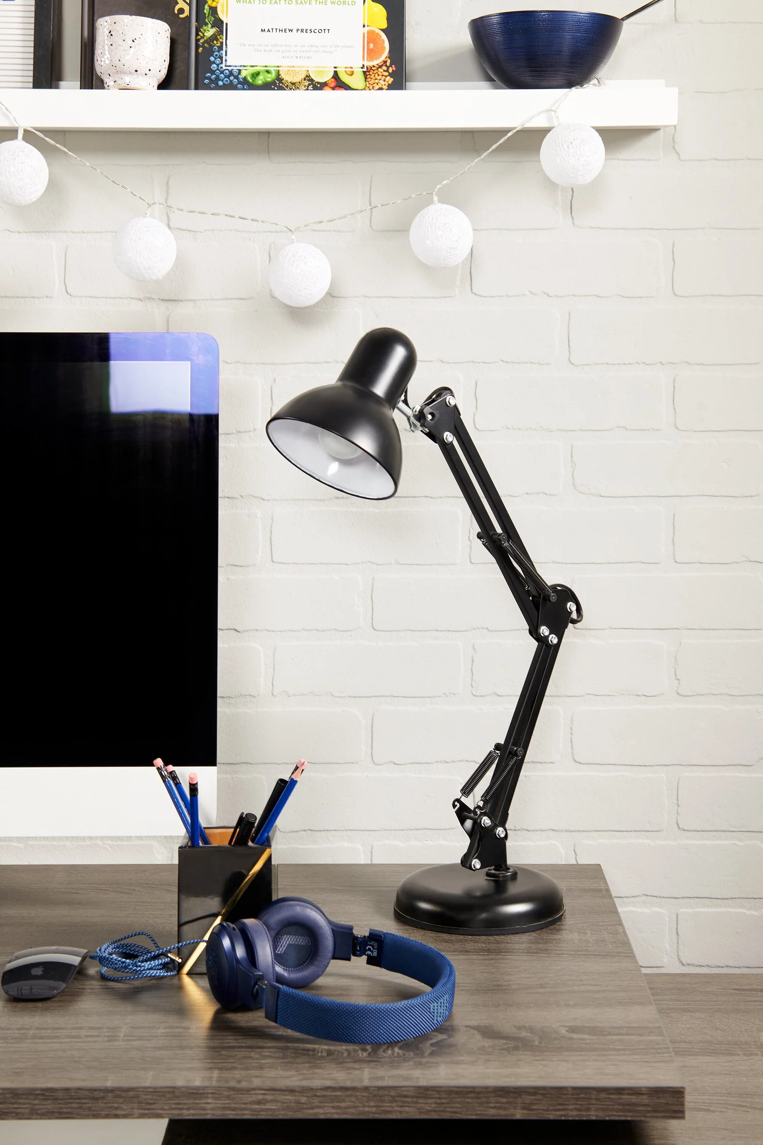 Adrian 24" Black Desk/Task Lamp