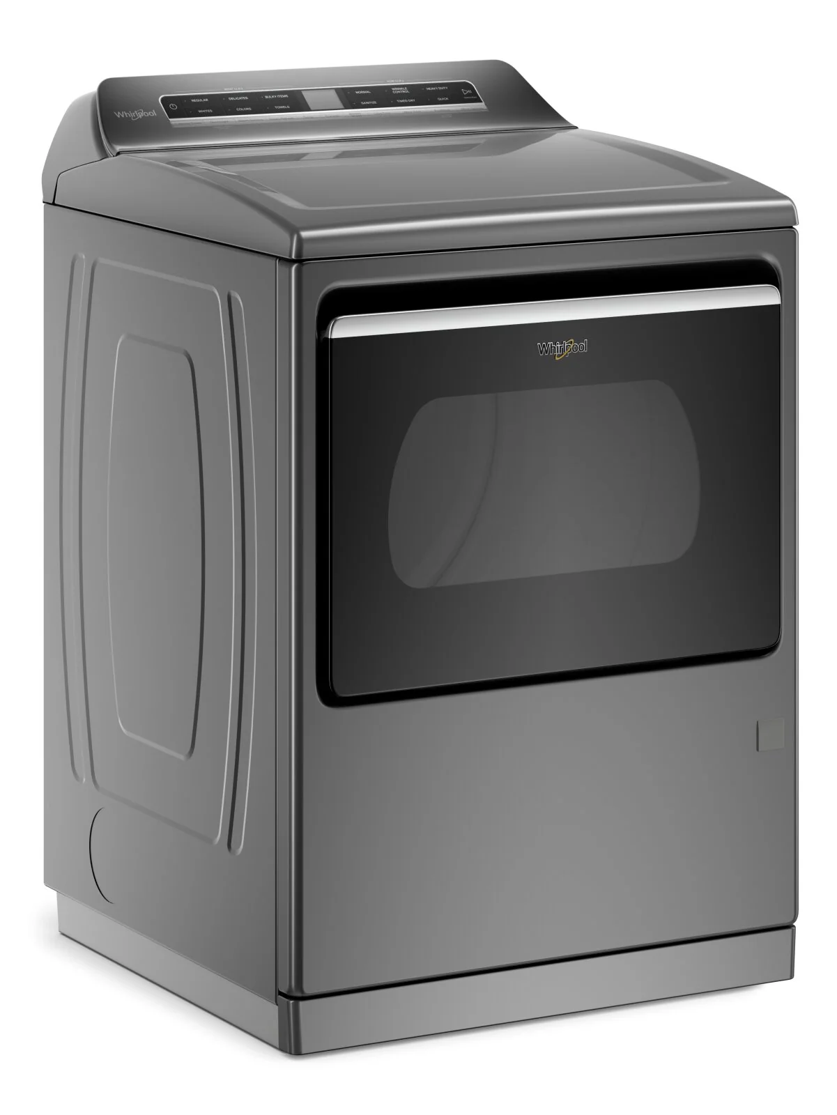 Whirlpool 7.4 Cu. Ft. Smart Electric Dryer with Steam - Chrome Shadow - YWED7120HC