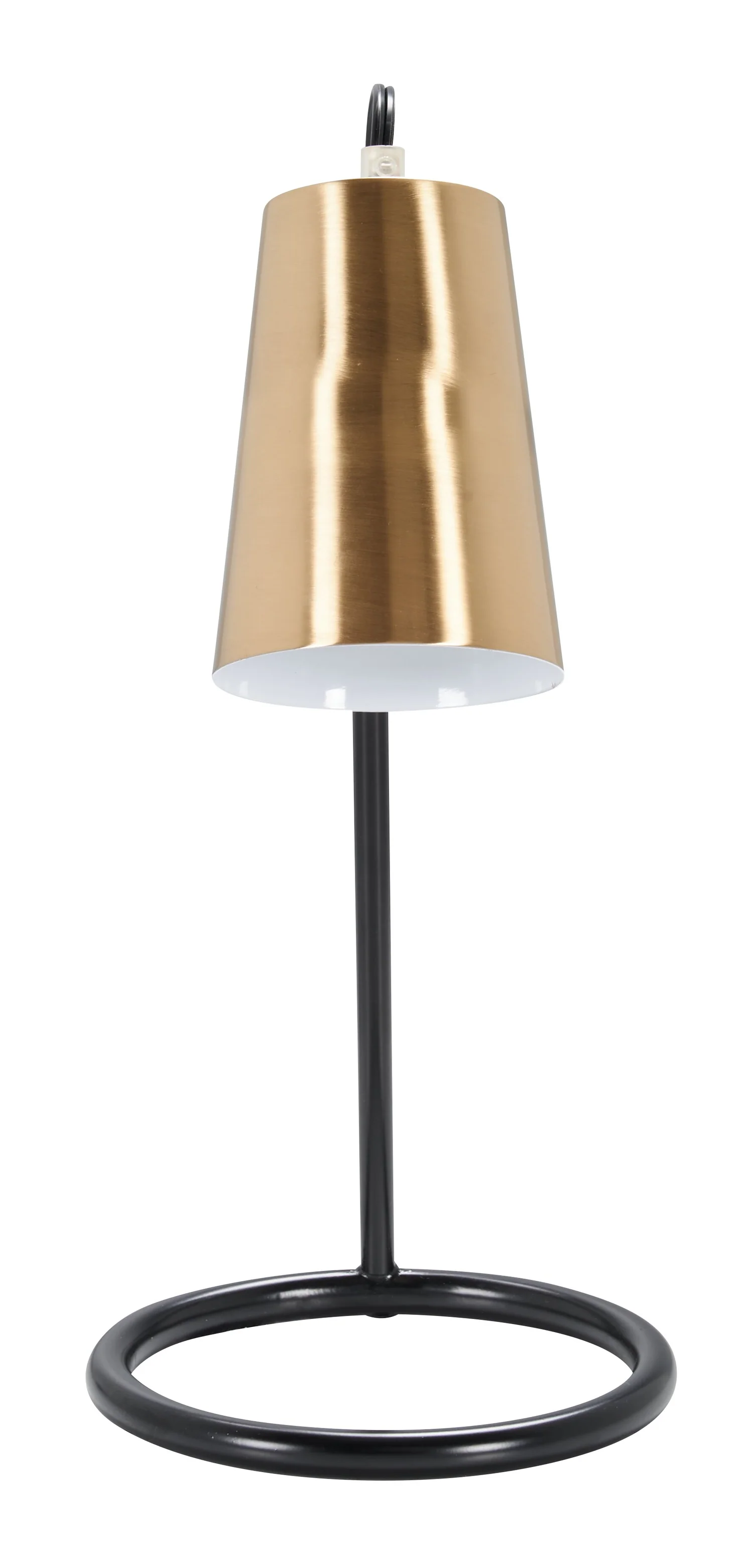 Stella 16.14" Black and Gold Desk/Task Lamp