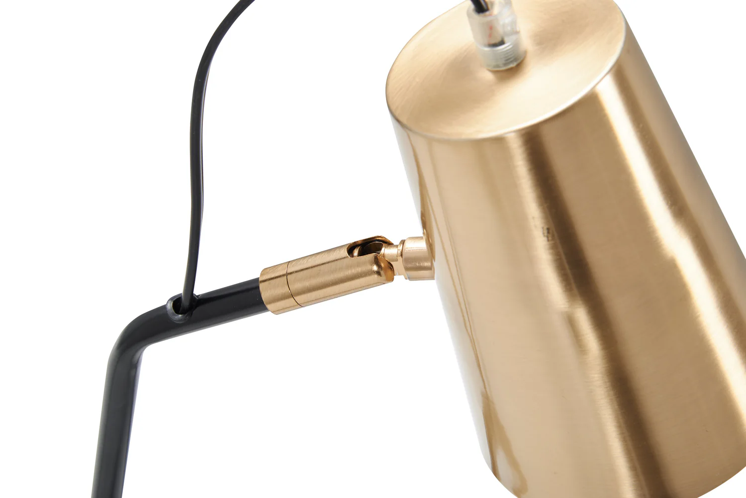 Stella 16.14" Black and Gold Desk/Task Lamp