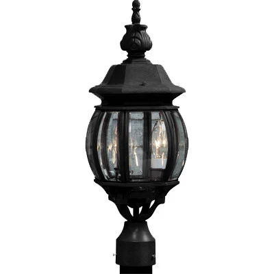 1970-classico-3-light-black-lantern-post-ii-1.webp Classico 3-Light Black Lantern Post II