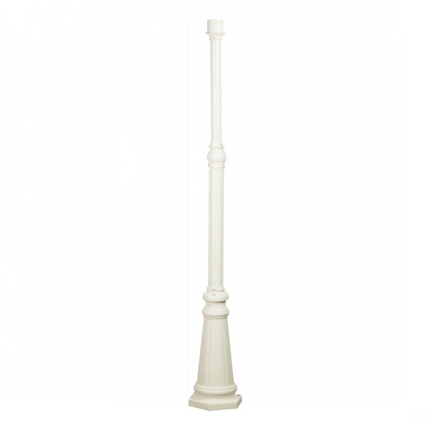Classico 1-Light White Post