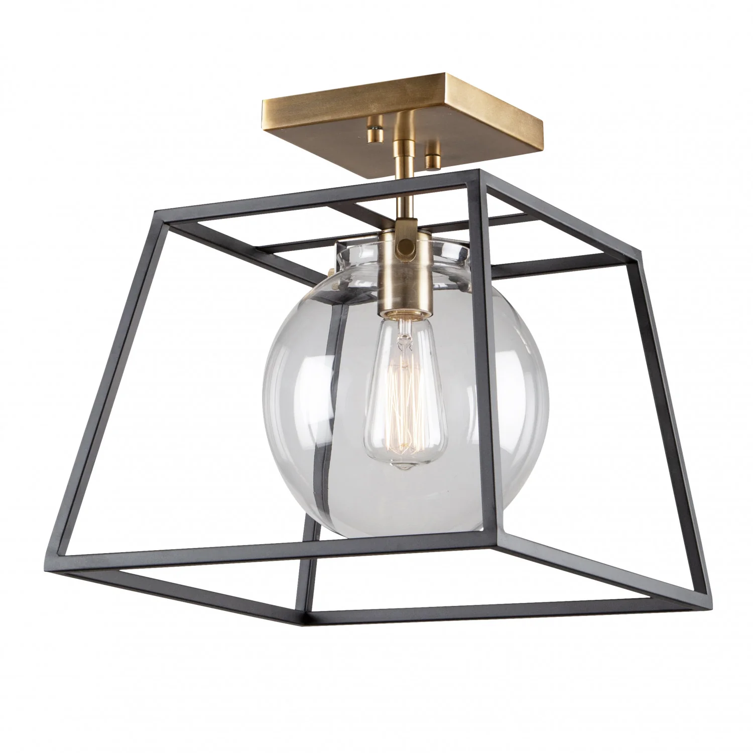 Bridegtown 1-Light Semi-Flush Mount