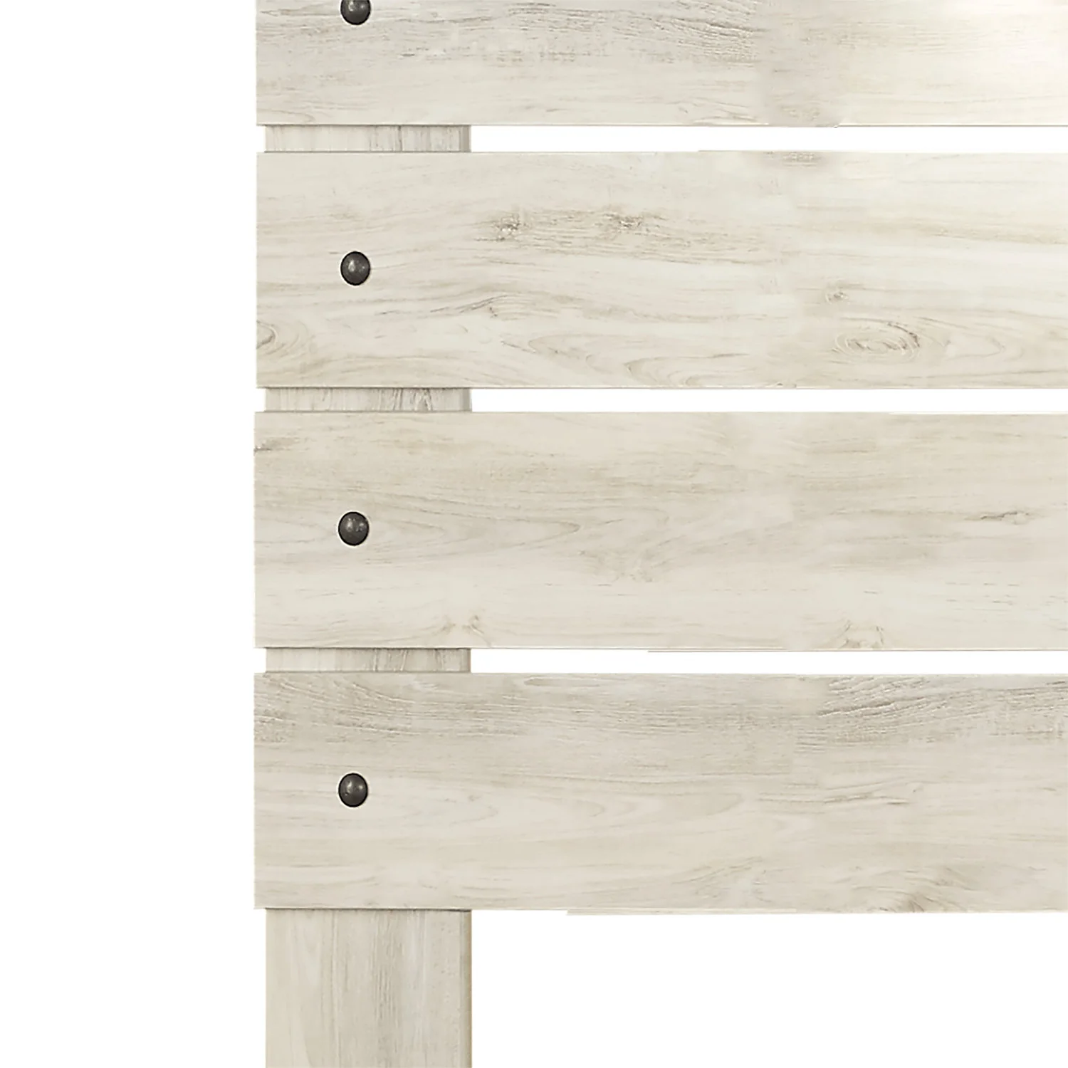Abby 6pc Bedroom Set with Side Storage Bed, Dresser, Mirror & Nightstand, LED, USB, White - Full Size