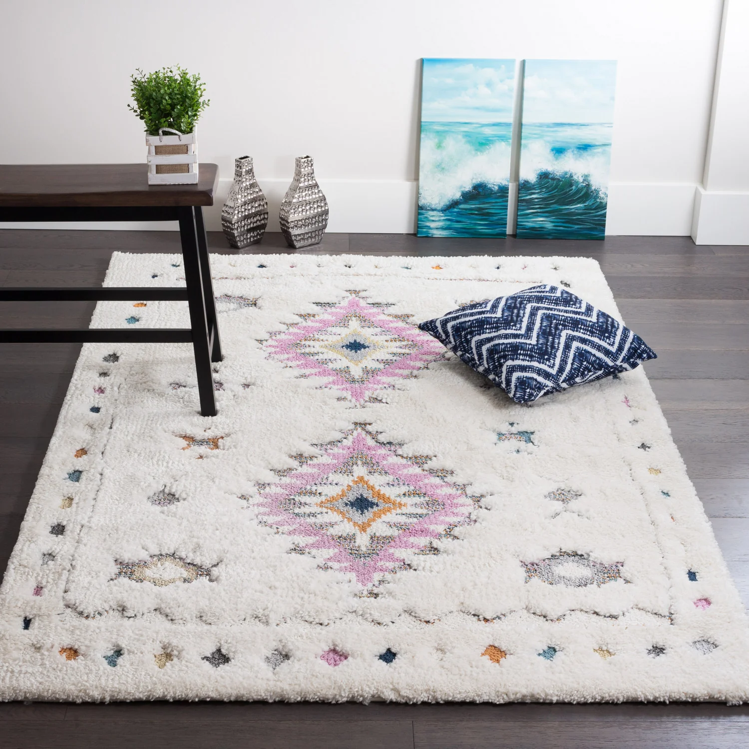 Lola Diamond 5x8 Area Rug