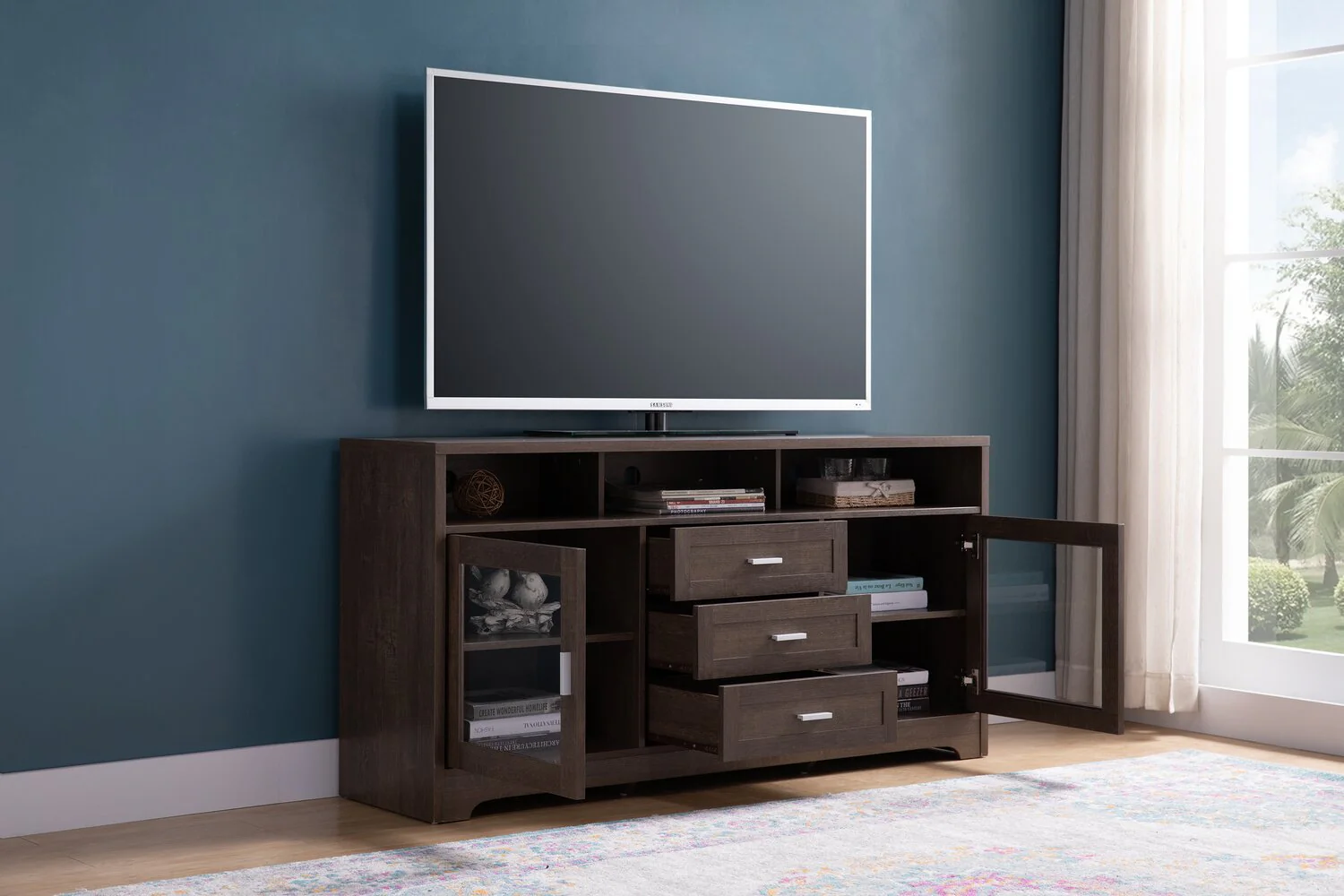 2184-melody-60-tv-stand-with-storage-and-cable-management-for-tvs-up-to-65-brown-10.webp Melody 60" TV Stand with Storage and Cable Management for TVs up to 65"- Brown