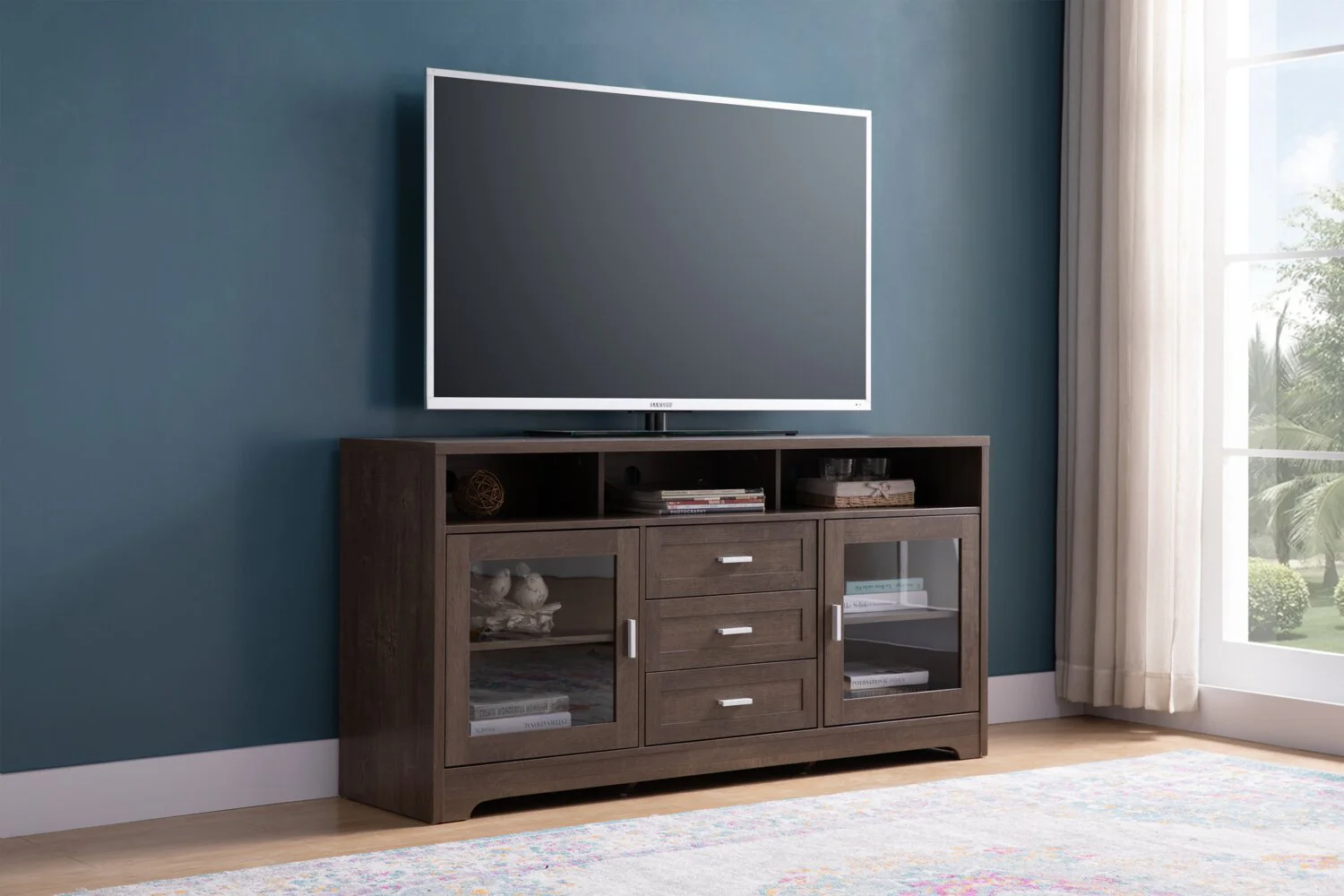 2184-melody-60-tv-stand-with-storage-and-cable-management-for-tvs-up-to-65-brown-9.webp Melody 60" TV Stand with Storage and Cable Management for TVs up to 65"- Brown