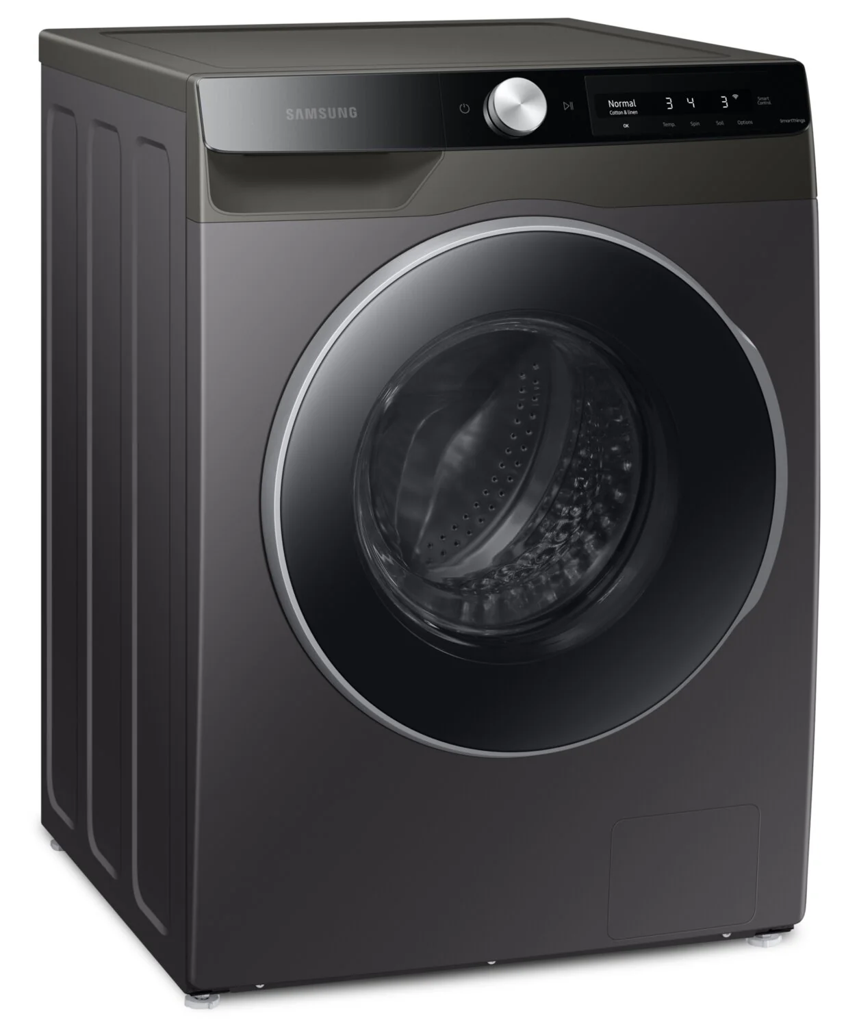 Samsung 24" 2.9 Cu. Ft. Front-Load Steam Washer - Grey - Stackable - WW25B6900AX/AC