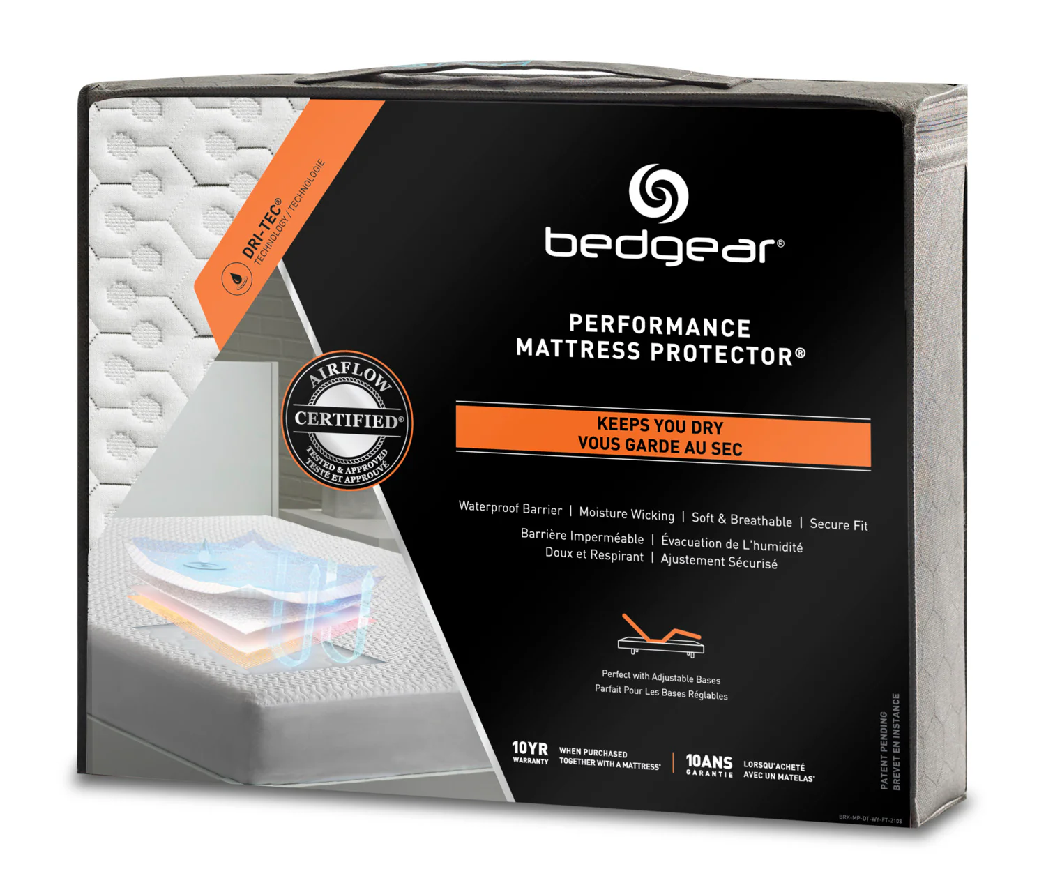 BEDGEAR Dri-Tec? Performance Twin XL Mattress Protector