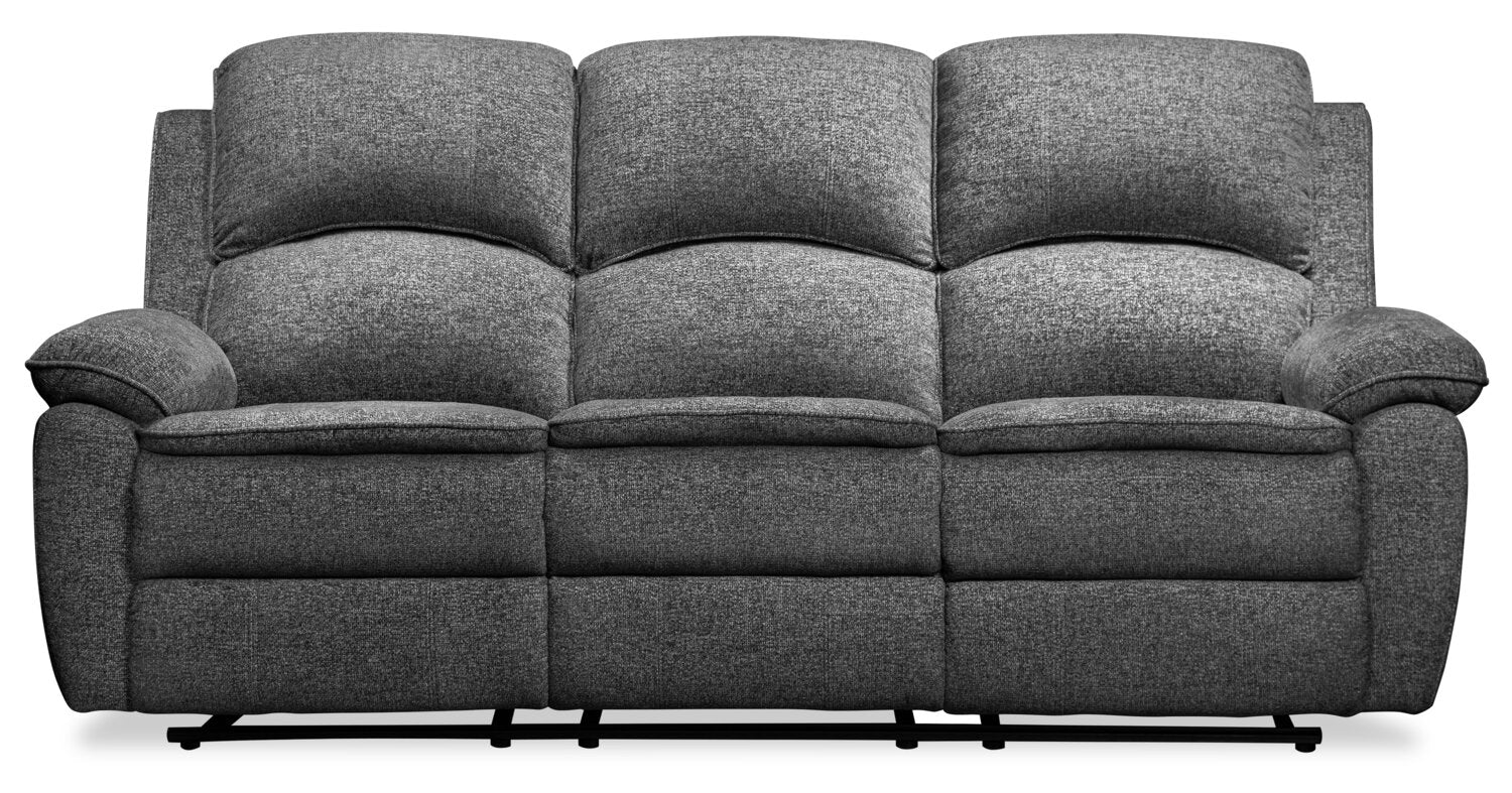 Chandler 82" Chenille Fabric Power Reclining Sofa - Grey